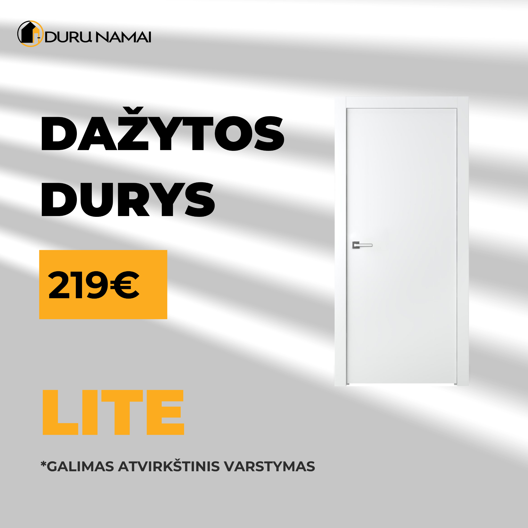 Durų namai Facebook ad