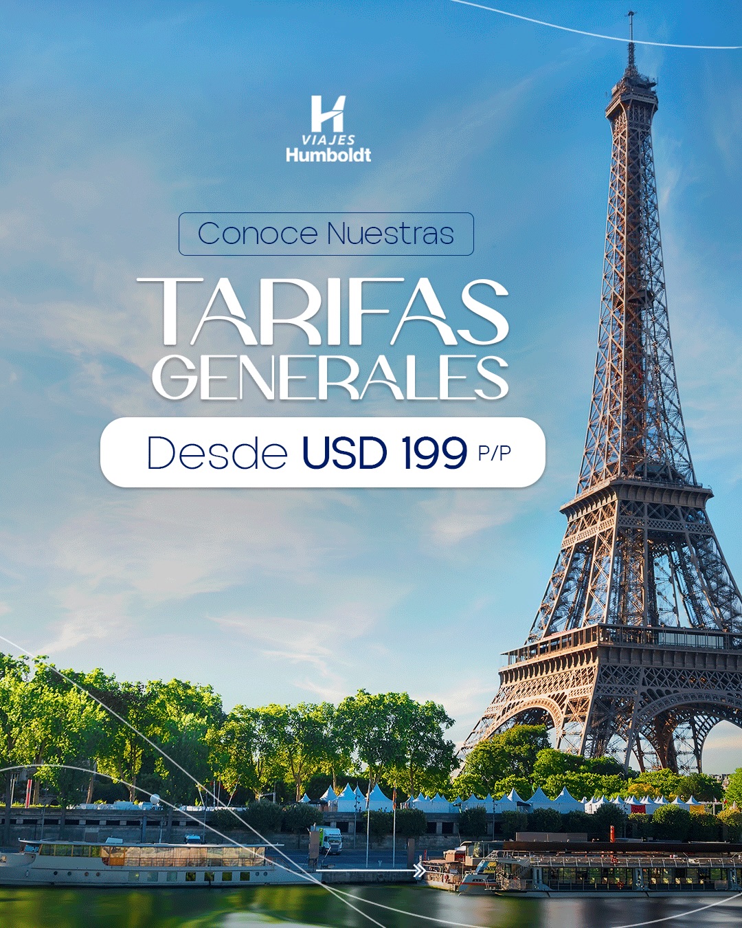 Viajes Humboldt Facebook ad: ¡Tarifas generales!