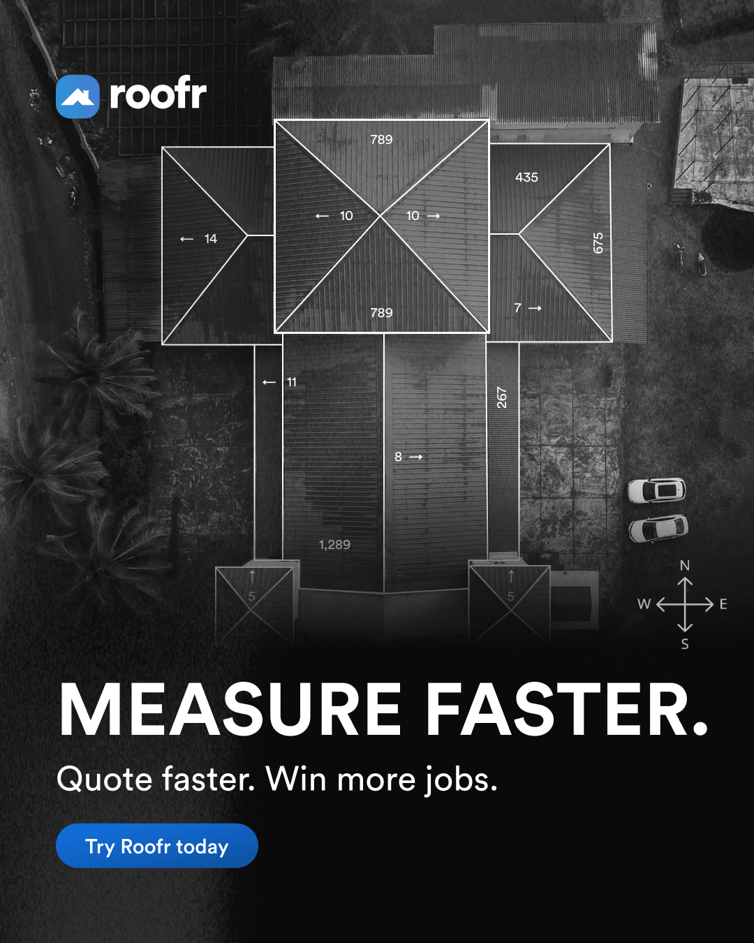 Roofr Facebook ad