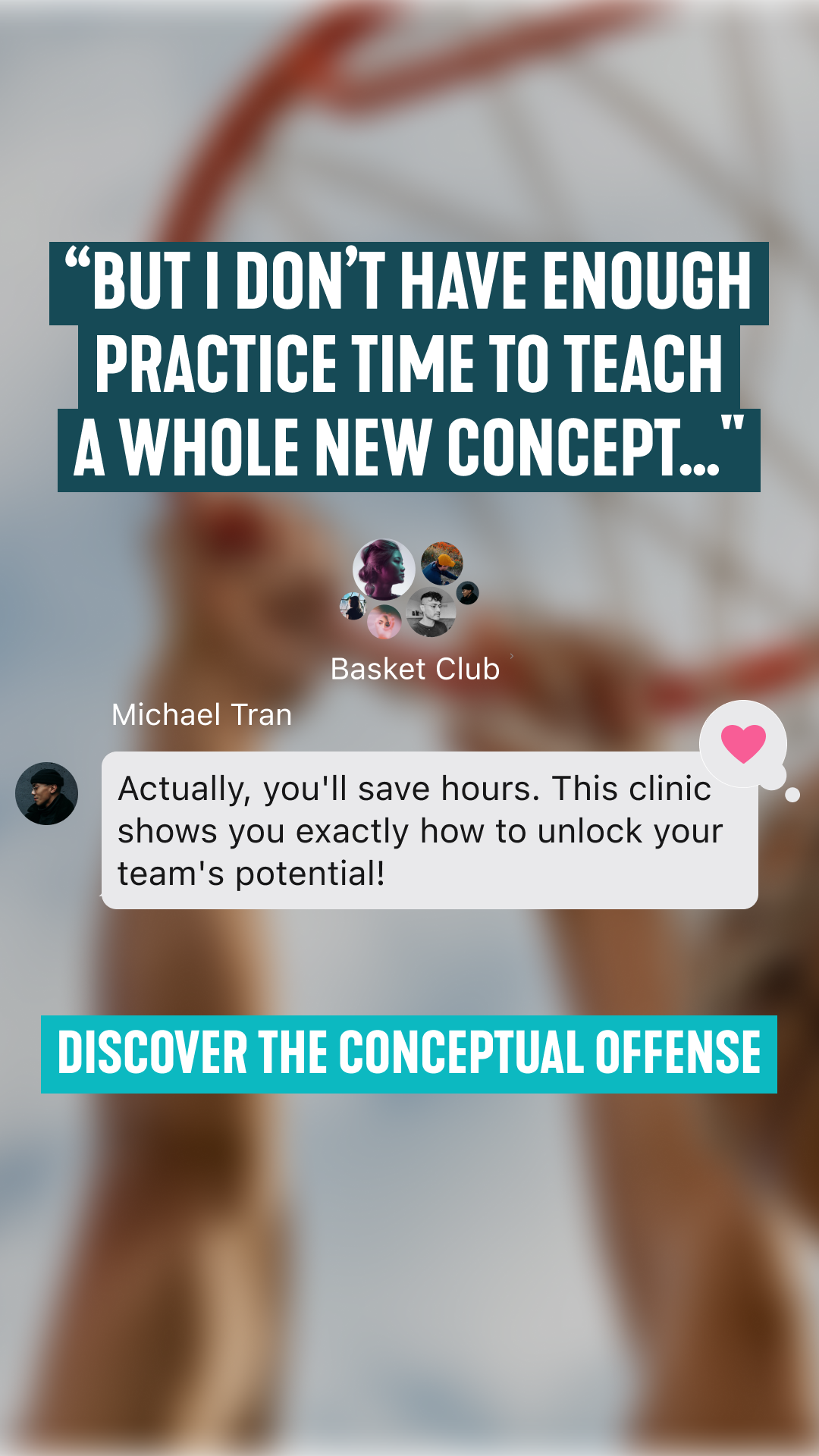 Transforming Basketball Facebook ad