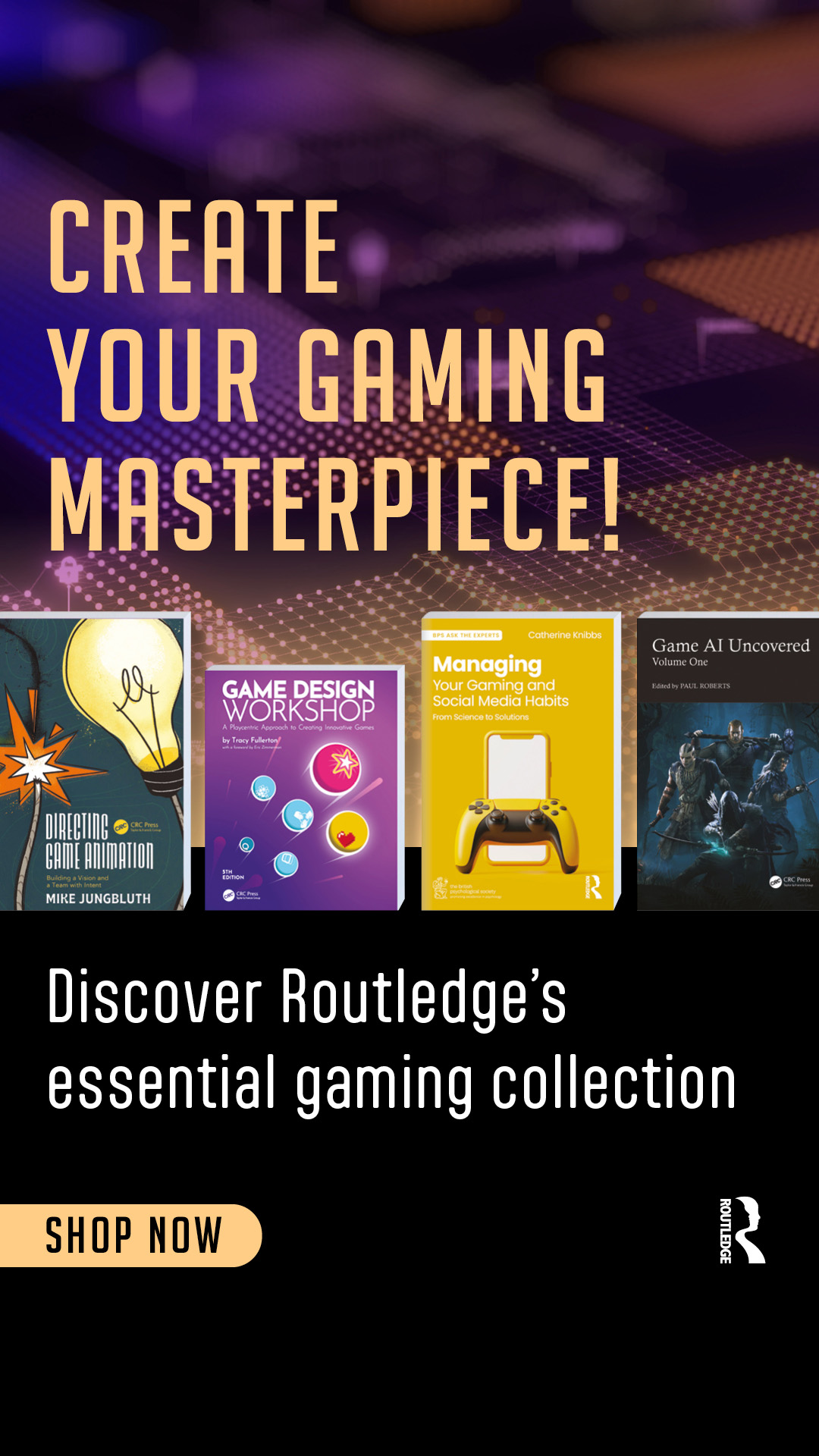 Routledge Books Facebook ad