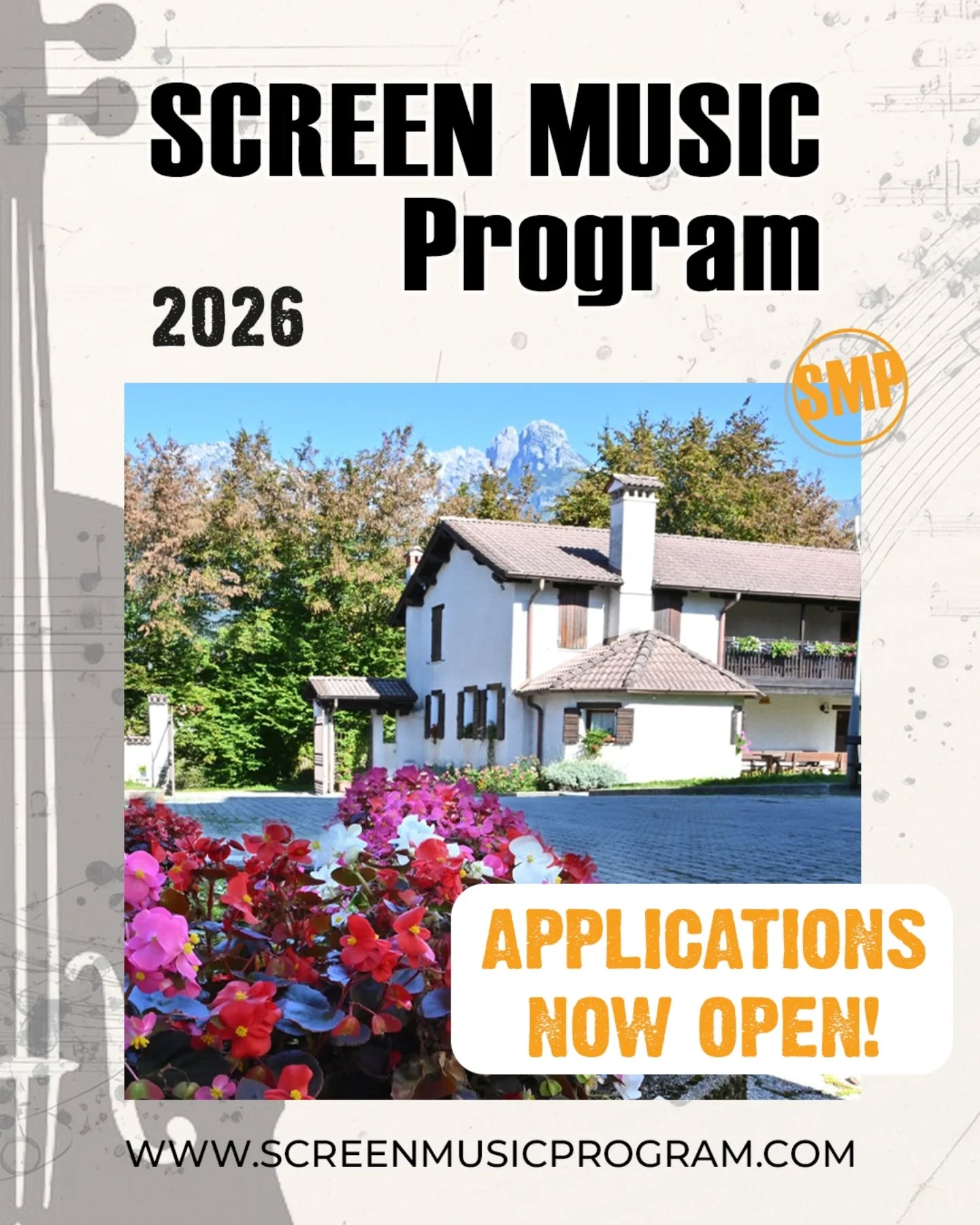 Screen Music Program Facebook ad: EXCITING NEWS: Screen Music Program 2026 is now…