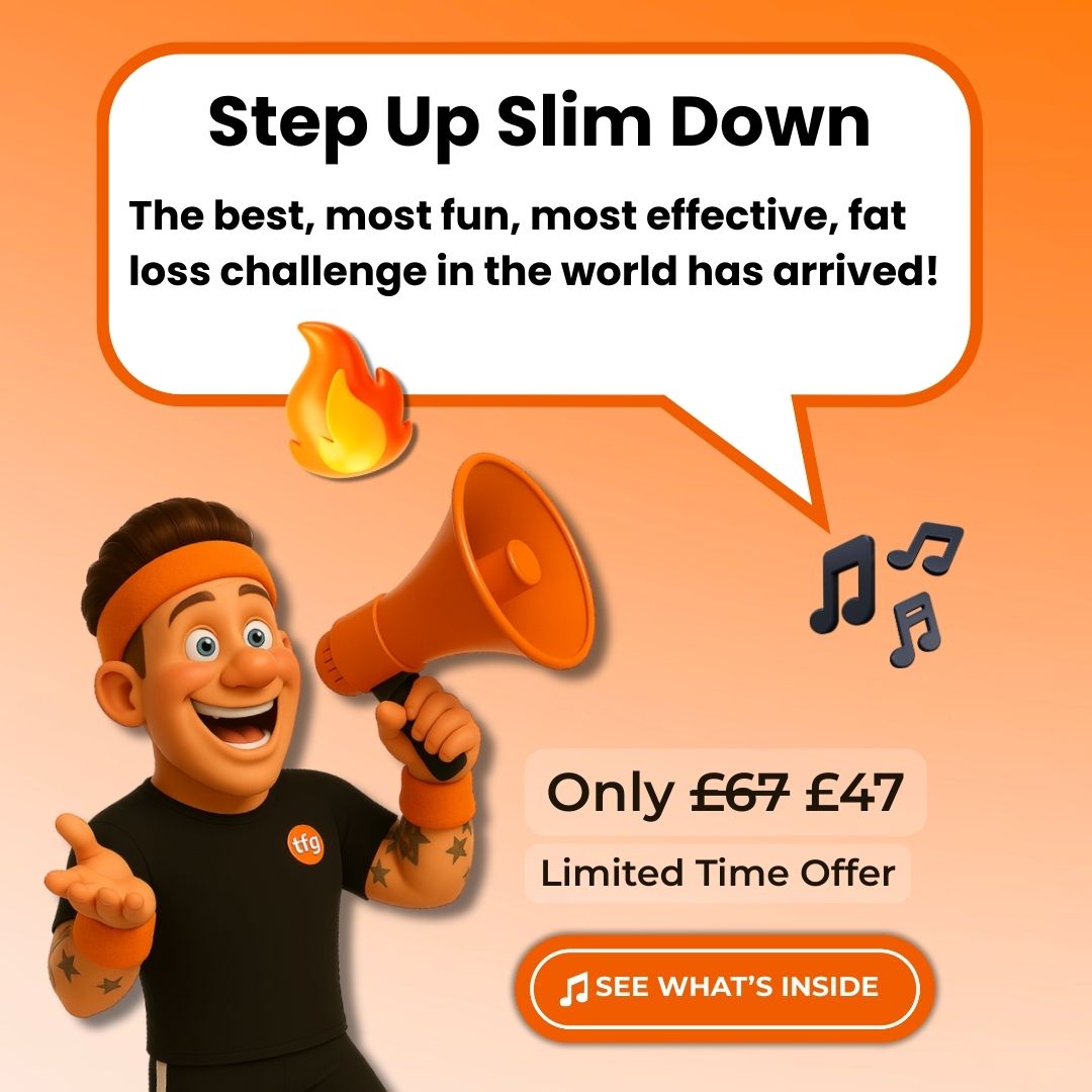 The Fitness Guy Facebook ad: Step Up Slim Down, £47 (30% Off)