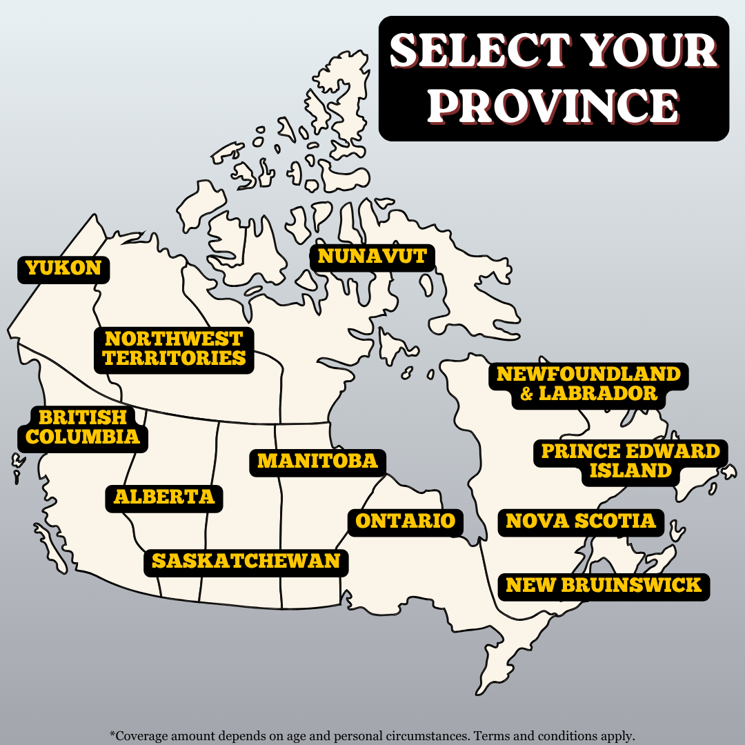 Senior Legacy Canada Facebook ad: Up to *$25,000 of Final Expense Coverage