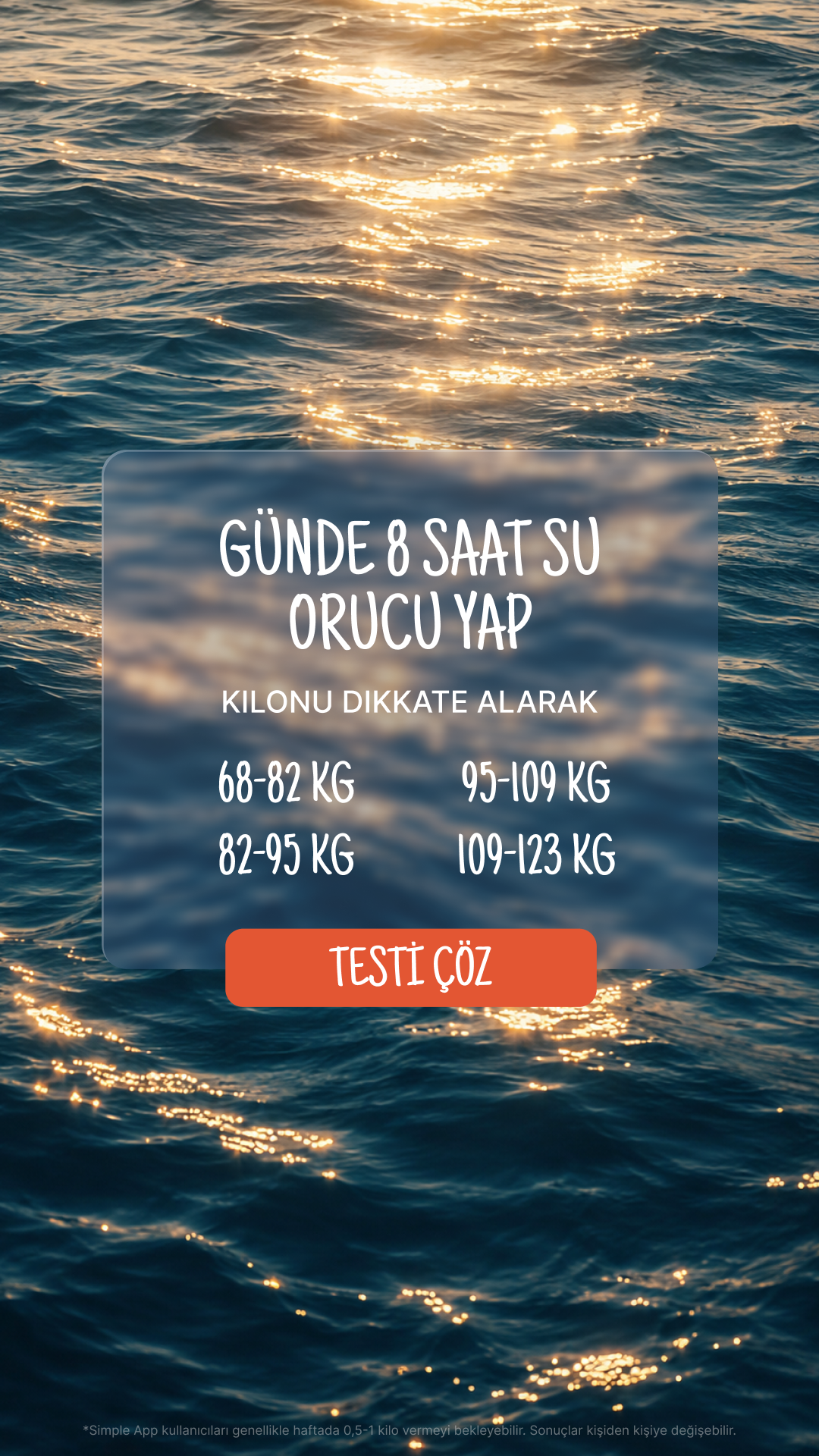 Simple Fasting App Facebook ad