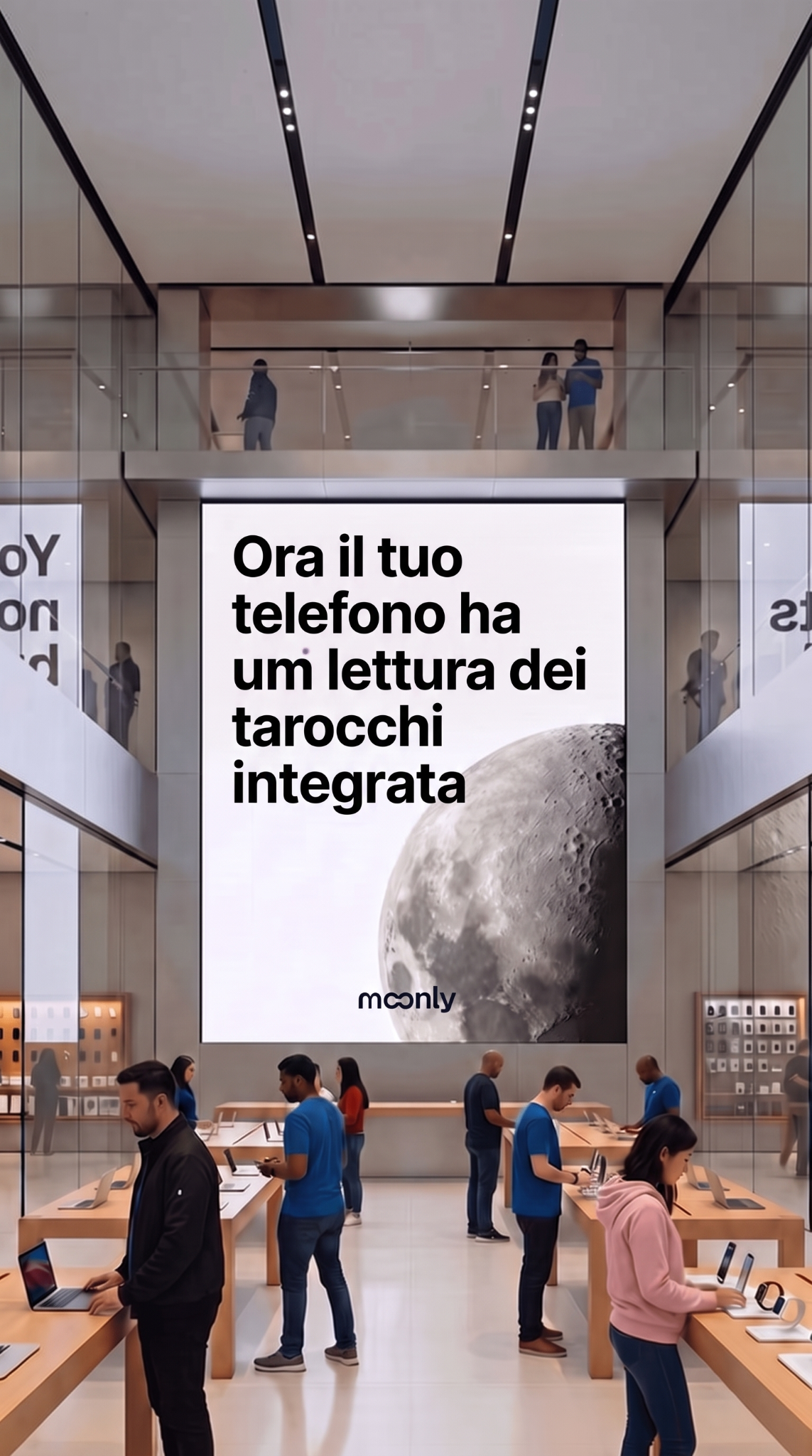 Moonly Facebook ad