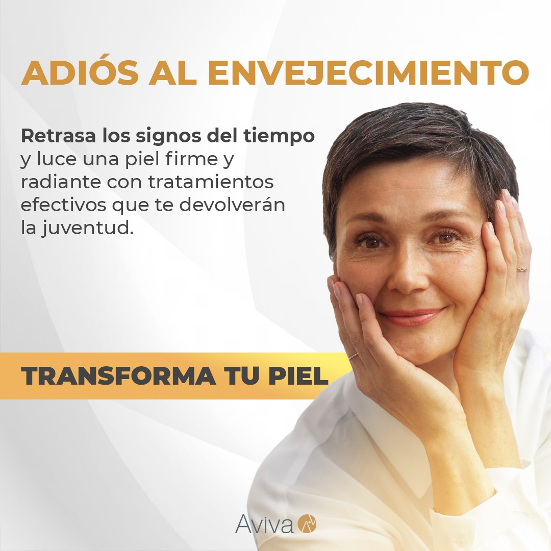 Aviva Medicina Estética Facebook ad: ¡Recupera el colágeno de tu piel!