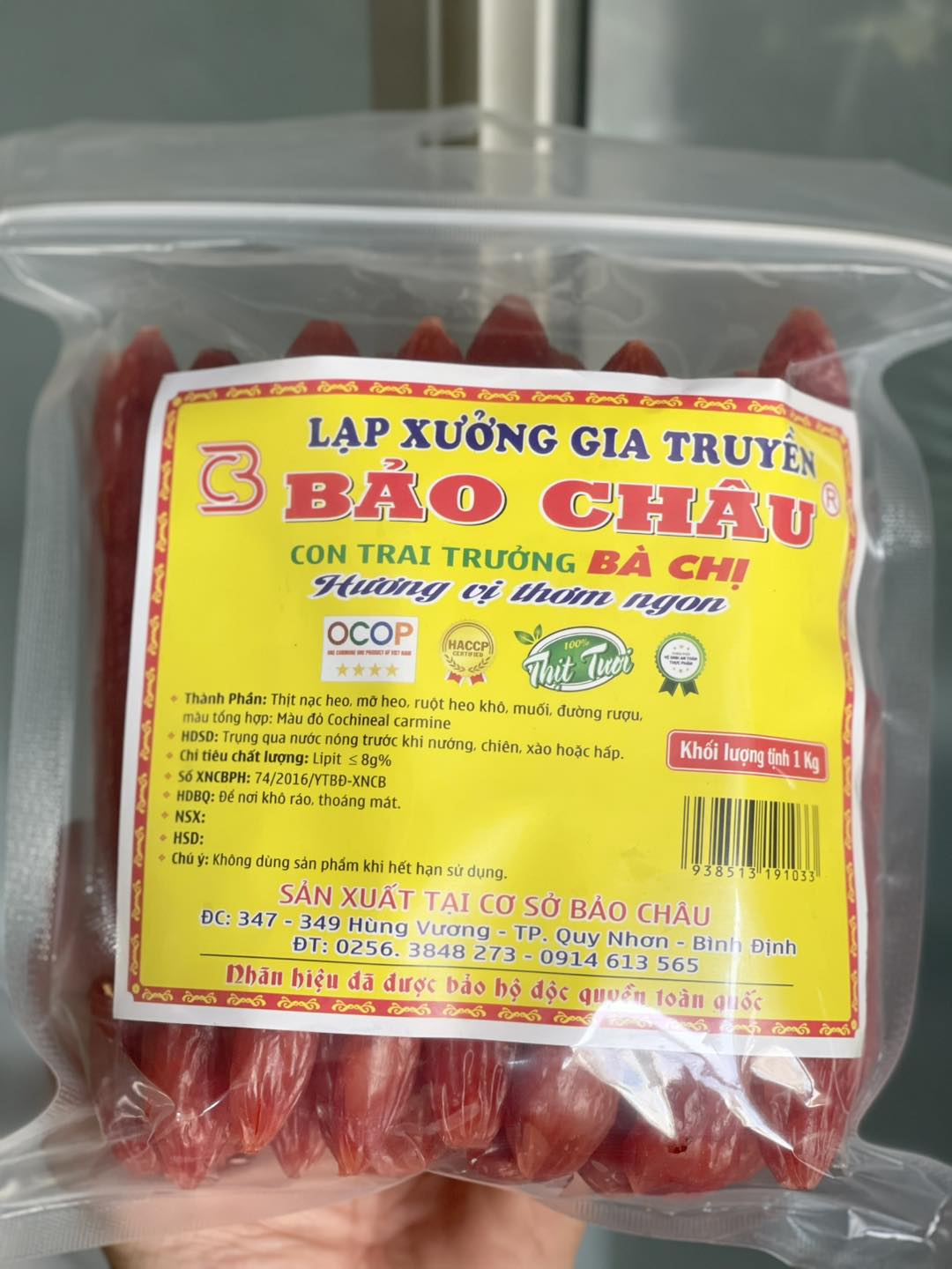 Lạp Xưởng Bảo Châu - Nghề gia truyền. Facebook ad: OCOP 4 SAO TỈNH GIA LAI, LẠP XƯỞNG…