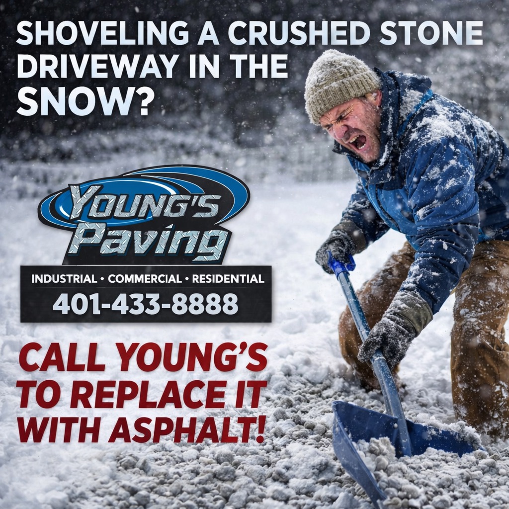 Young's Asphalt Paving & Sealcoating Facebook ad: Call TODAY for a FREE onsite estimate