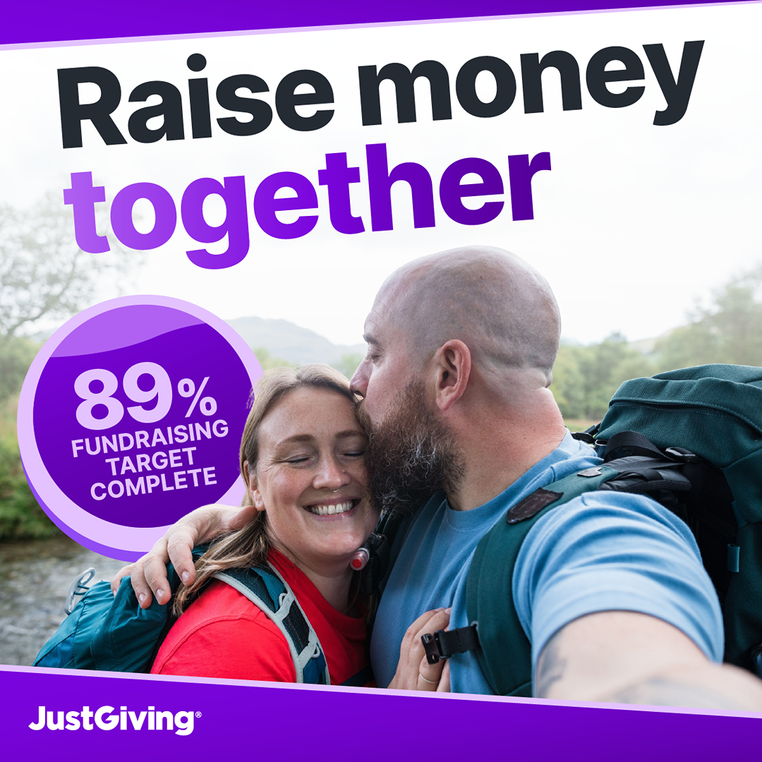 JustGiving Facebook ad