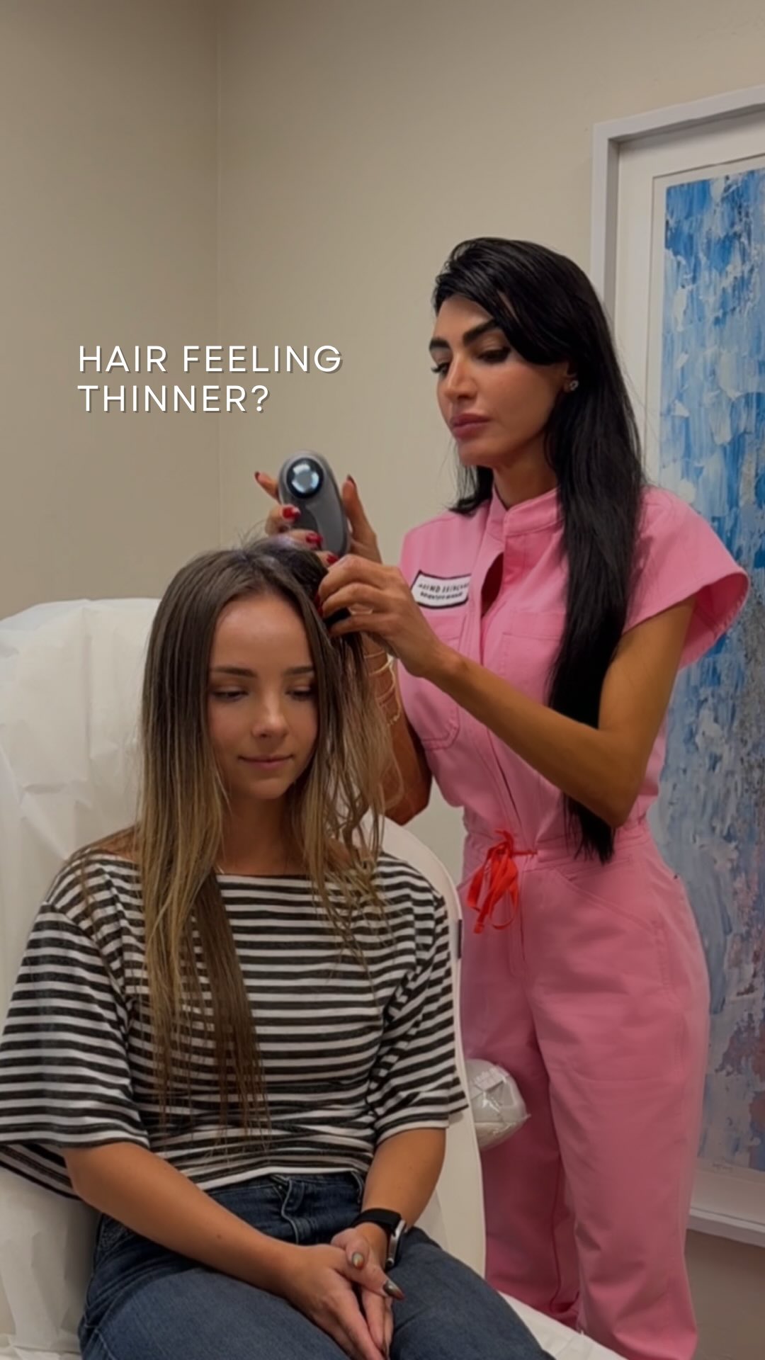 Viviscal Facebook ad: Hair thinning isn’t always dramatic.