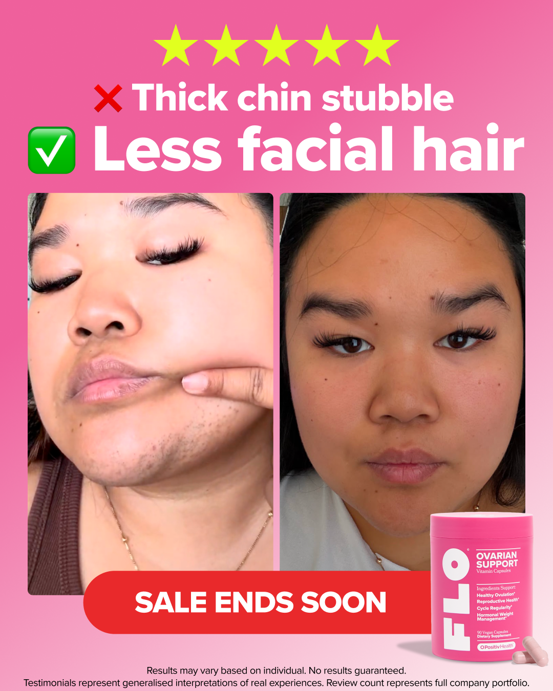 FLO Facebook ad