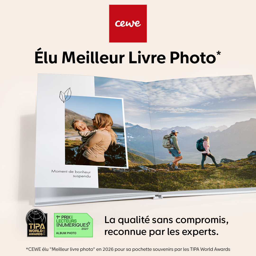 CEWE Facebook ad: Votre livre photo élu n°1