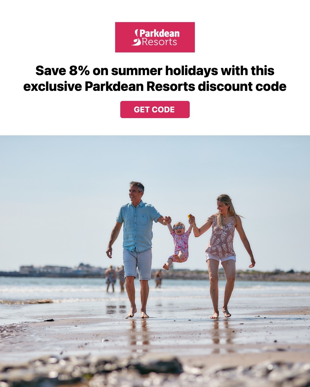 Everything Discounts Facebook ad: Use this Parkdean Resorts discount code and save…