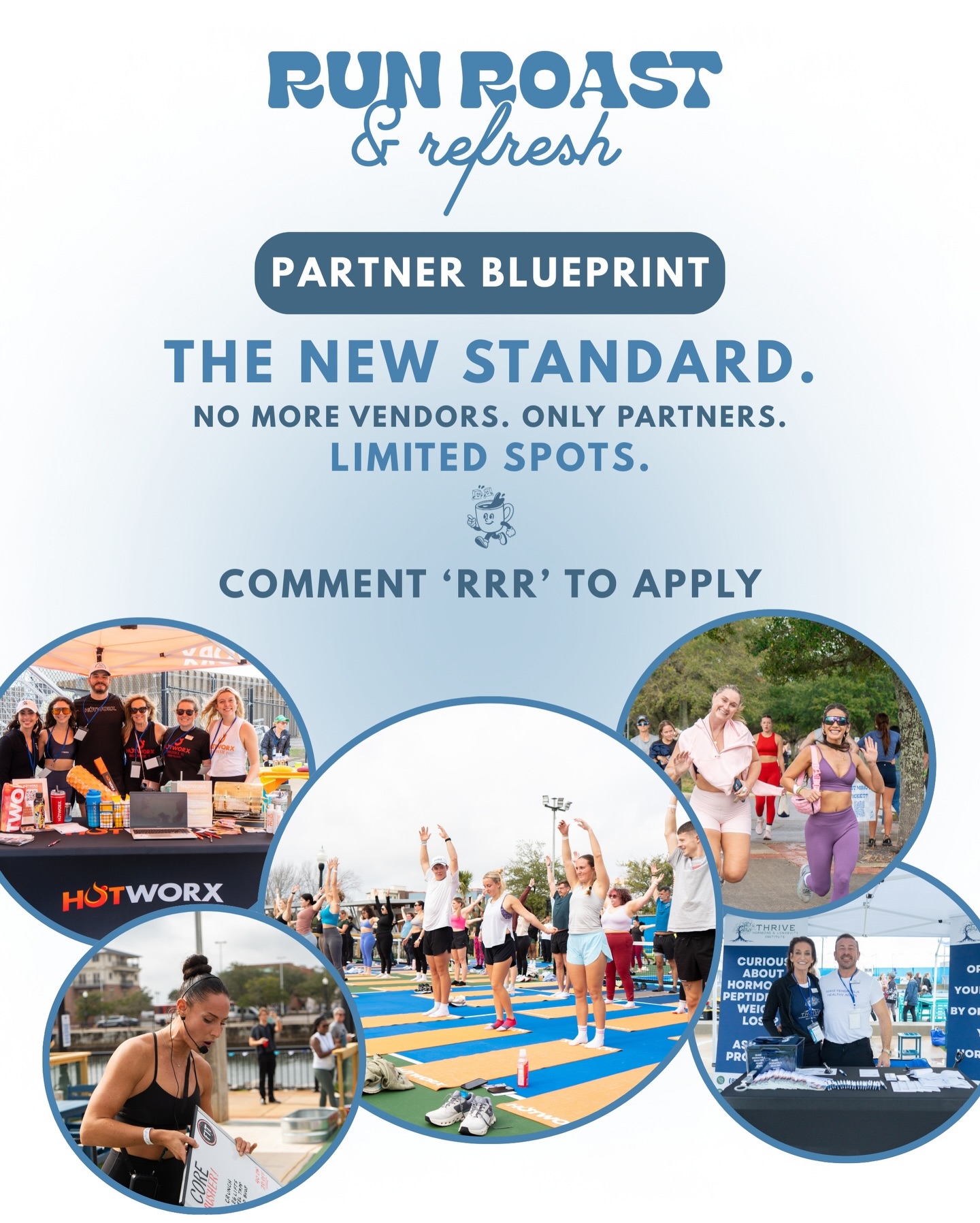 runroastrefresh Facebook ad: We’re done with the words vendor & sponsor.
