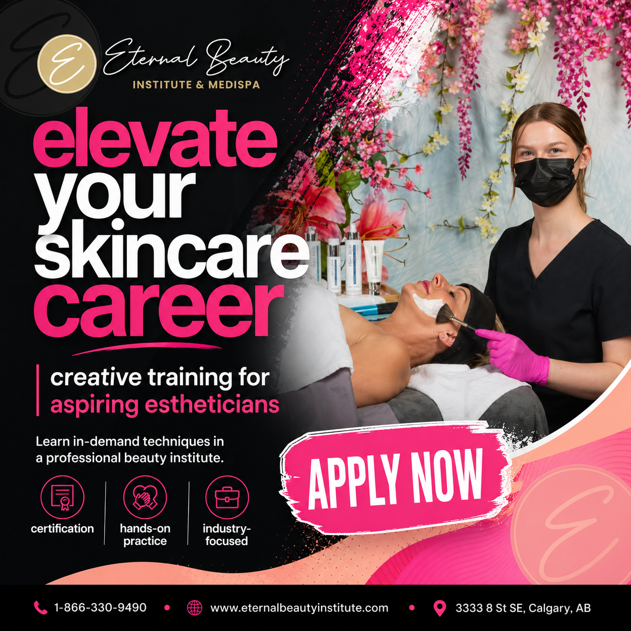 Eternal Beauty Esthetics Training Institute Facebook ad