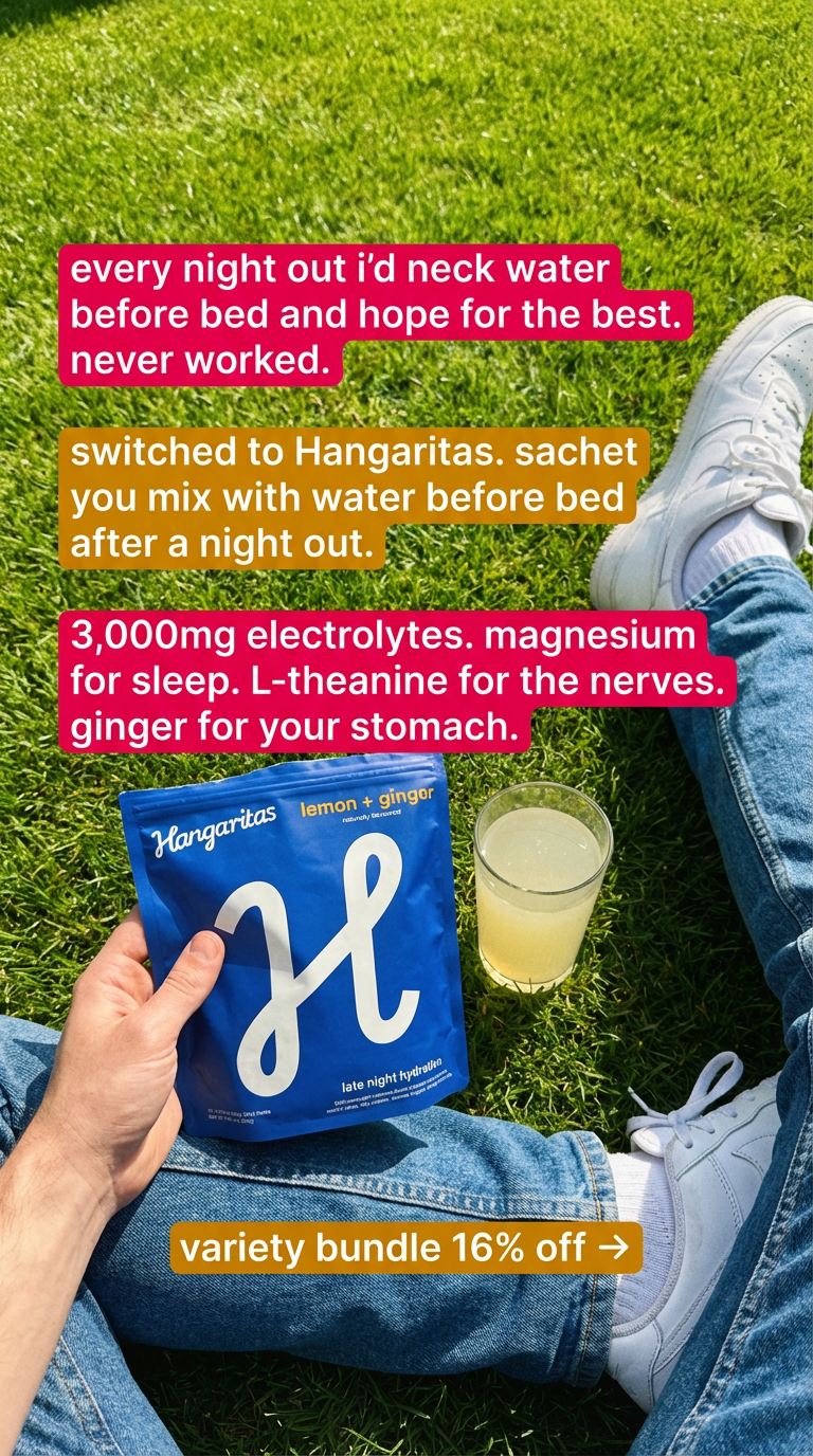 Hangaritas Facebook ad