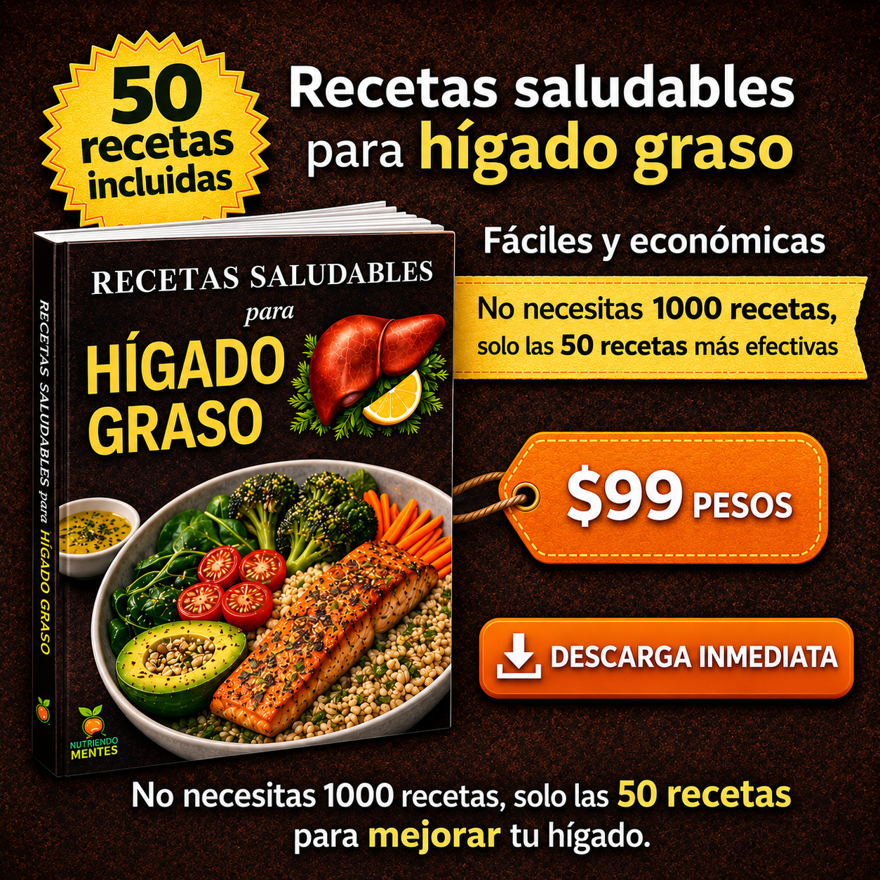 Nutriendo Mentes Facebook ad: HIGADO GRASO