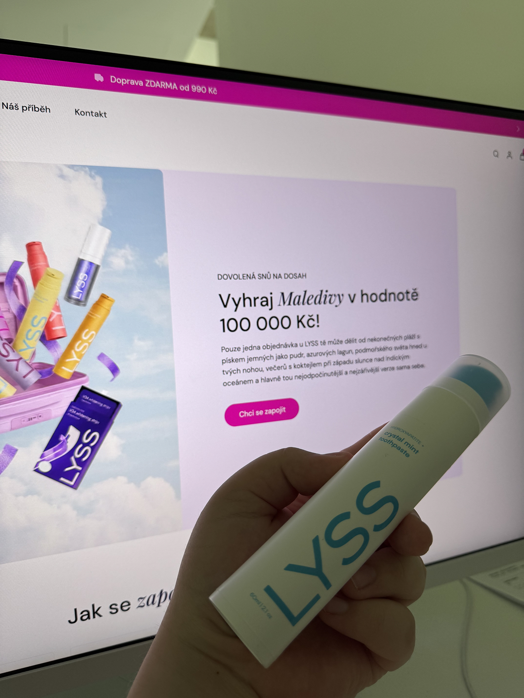 LYSS CZ/SK Facebook ad