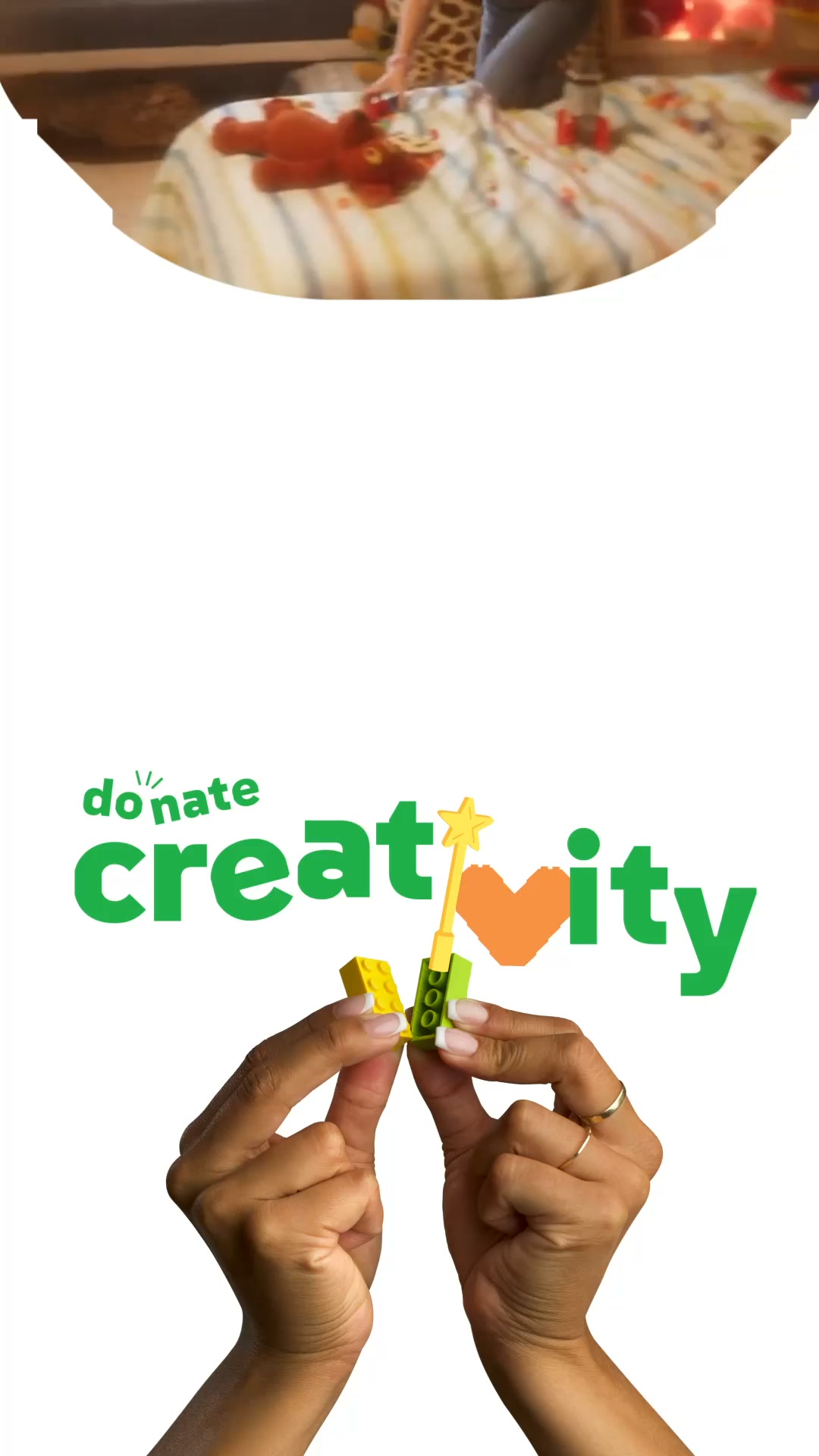 LEGO Facebook ad: Breathe new life into old bricks