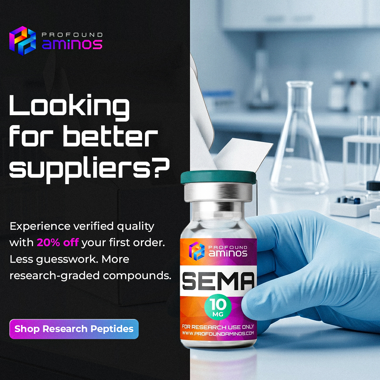 Profound Amino  Facebook ad