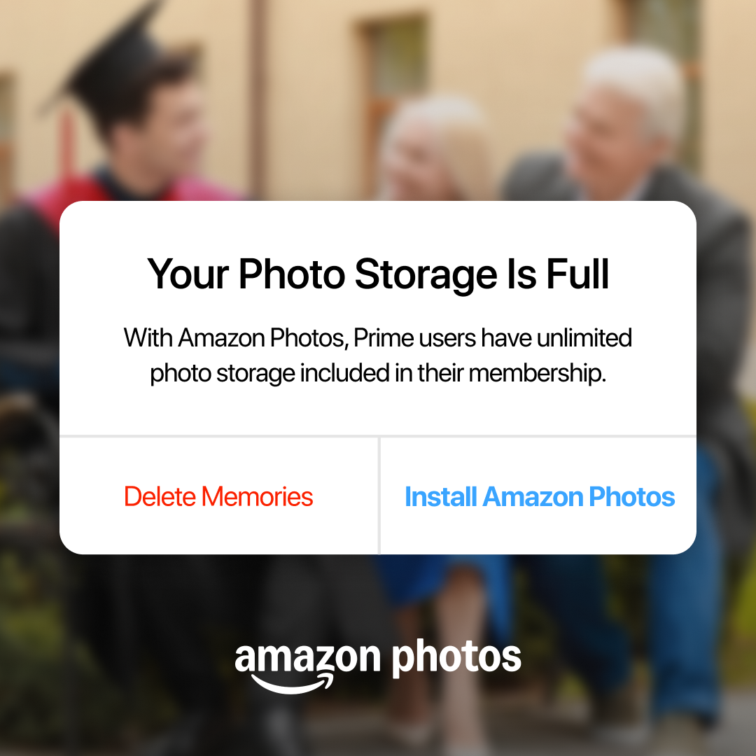 Amazon Photos Facebook ad