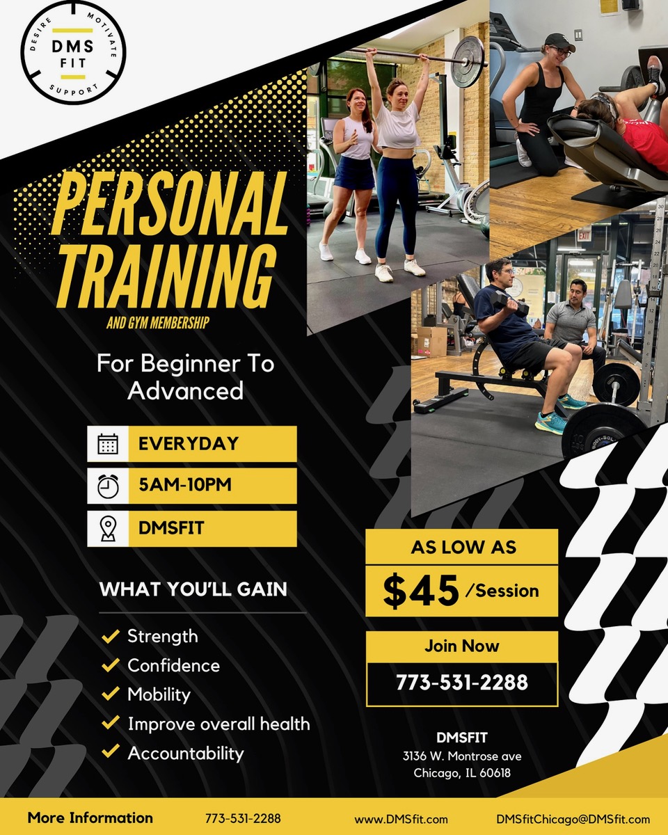 DMSfit Facebook ad: Train Smarter. Feel Stronger.
