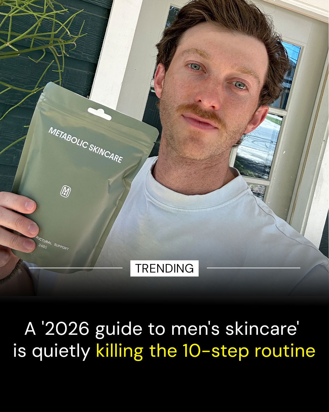 Metabolic Skincare Facebook ad: The 2026 Men's Guide to Great Skin
