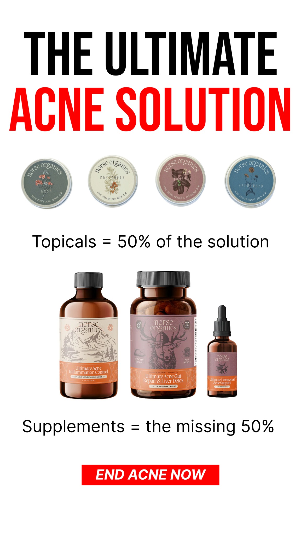 Norse Organics Facebook ad