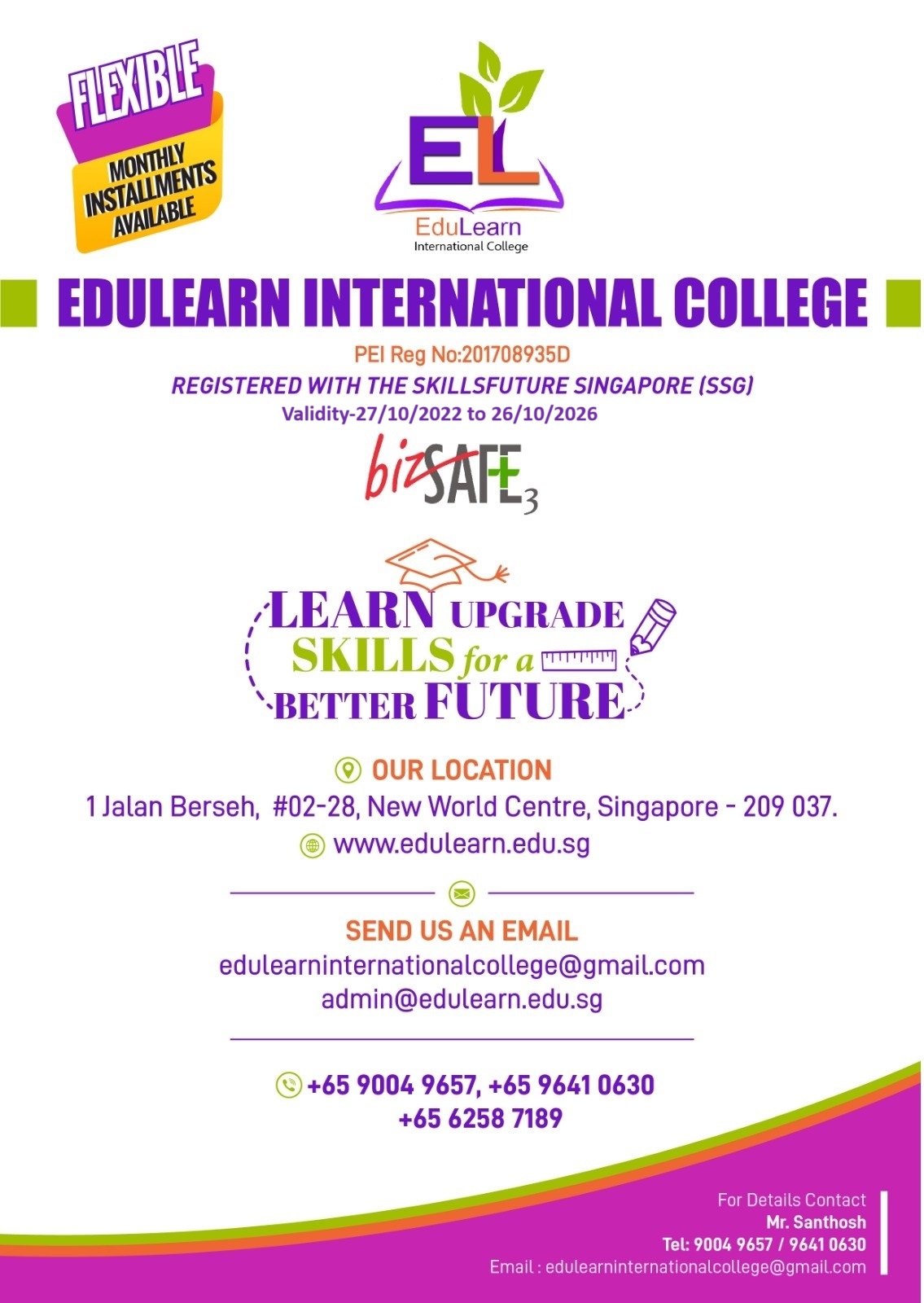 Edulearn International College Facebook ad