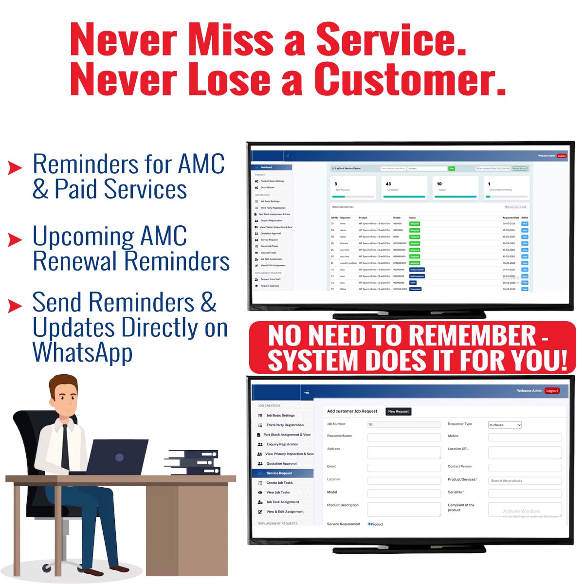 Extremaa Technology Facebook ad: Running a service business?