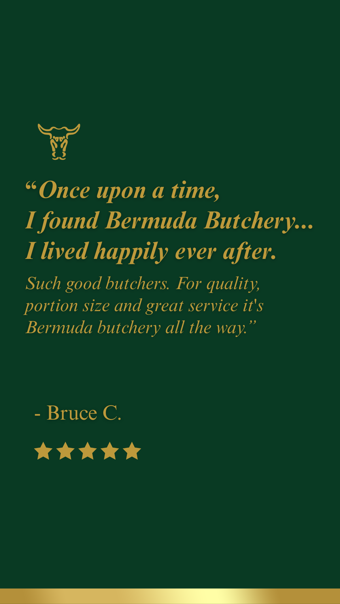 Bermuda Butchery Facebook ad