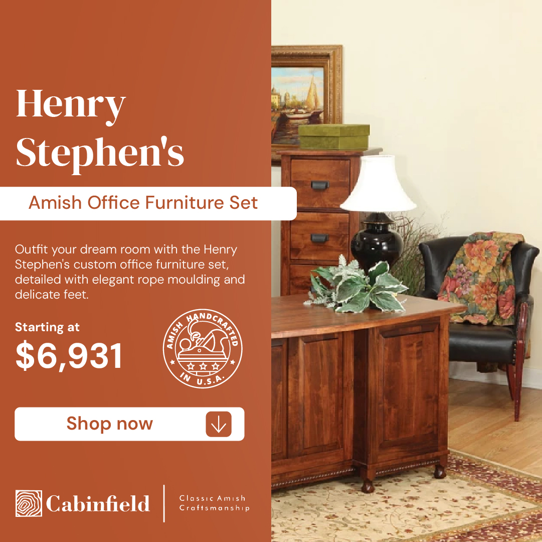 Cabinfield Amish Furniture Facebook ad