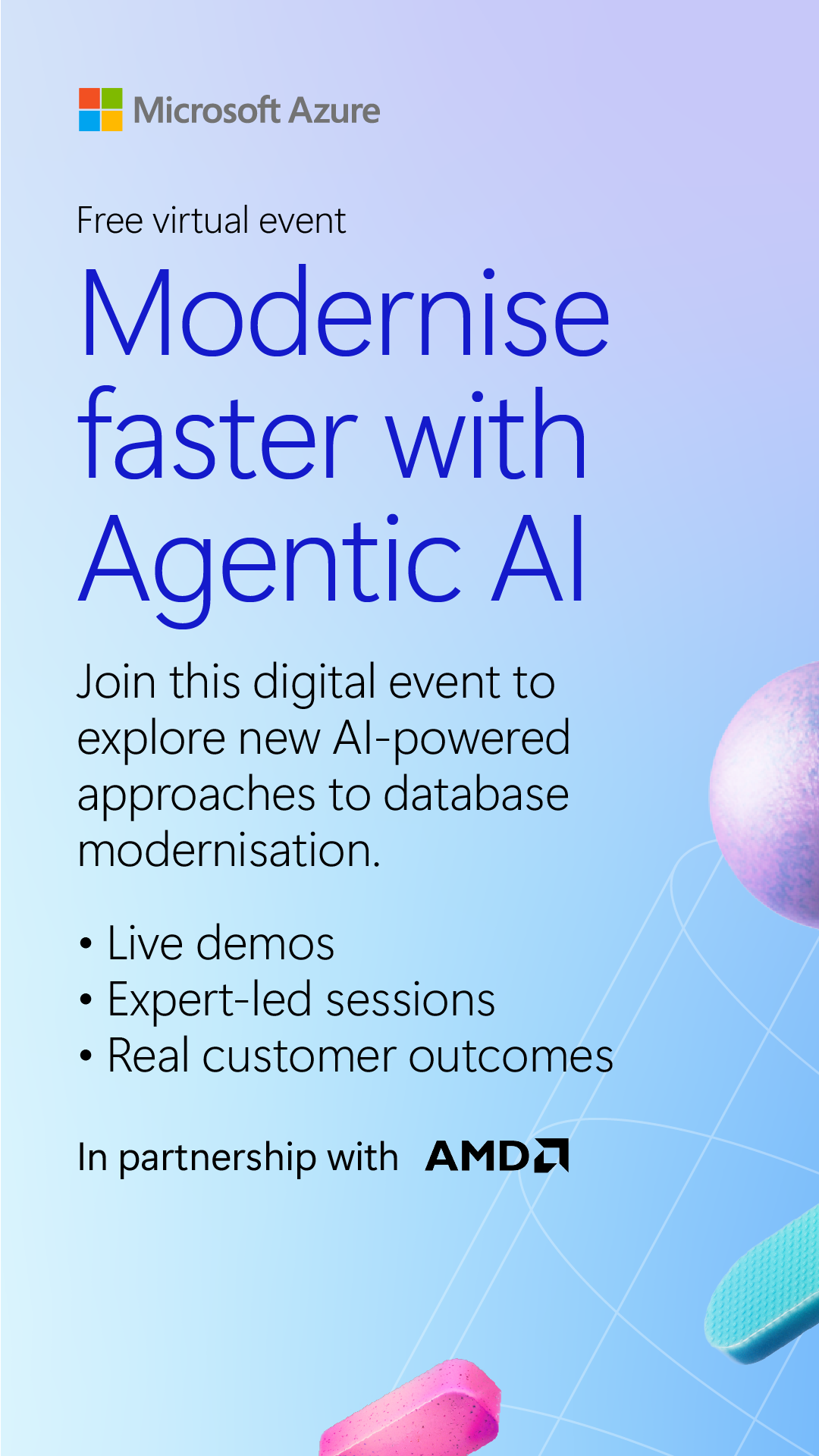 Microsoft Azure Facebook ad
