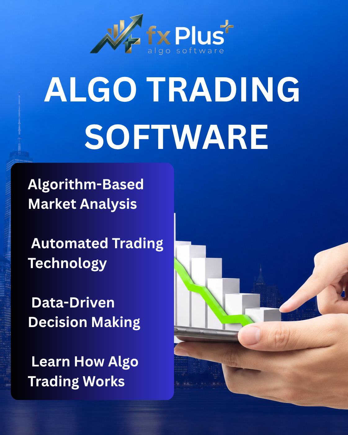 FxPlus - Algo Trading Software Facebook ad: Explore Algorithmic Trading