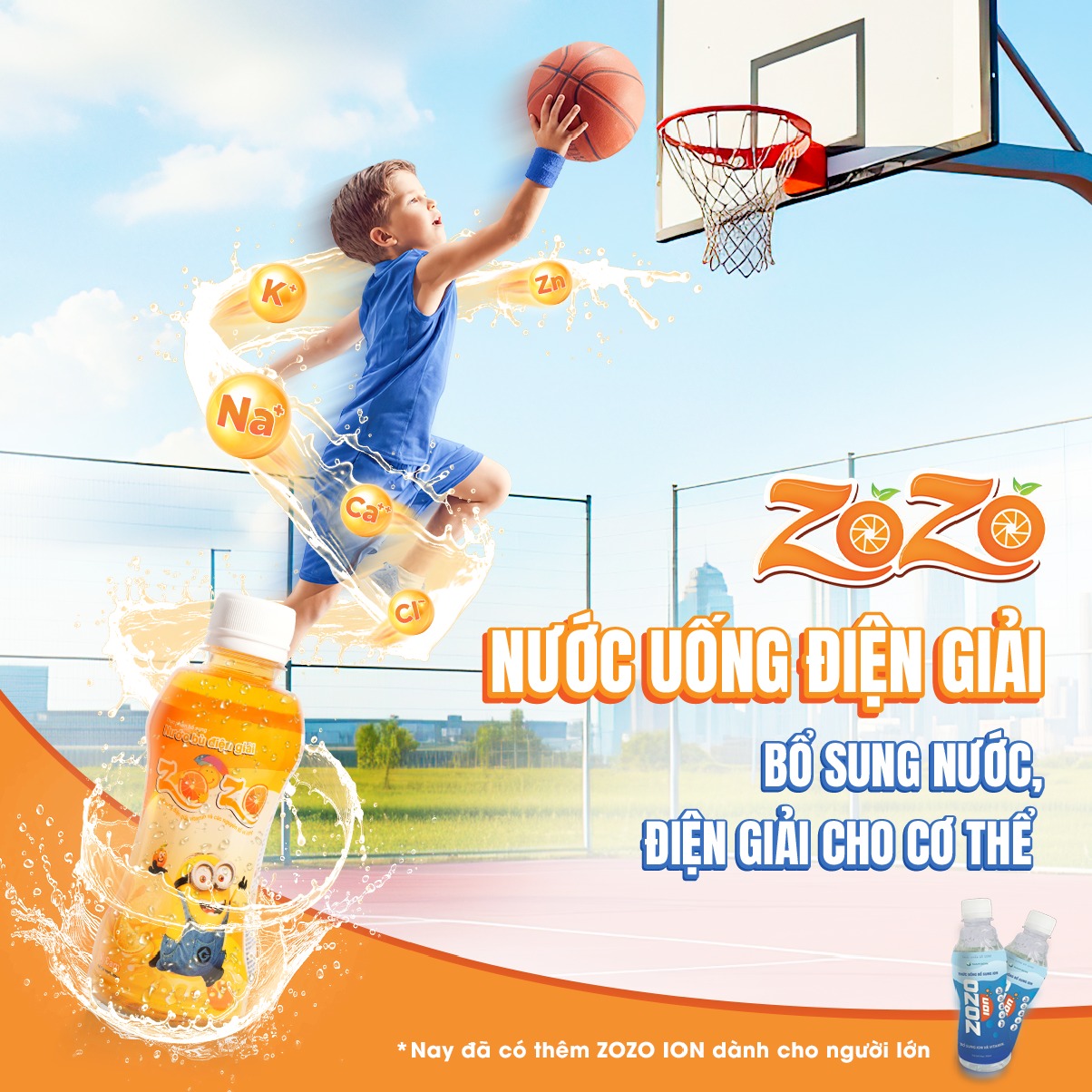 Bù điện giải ZOZO - Nhìn là thích, uống là mê Facebook ad
