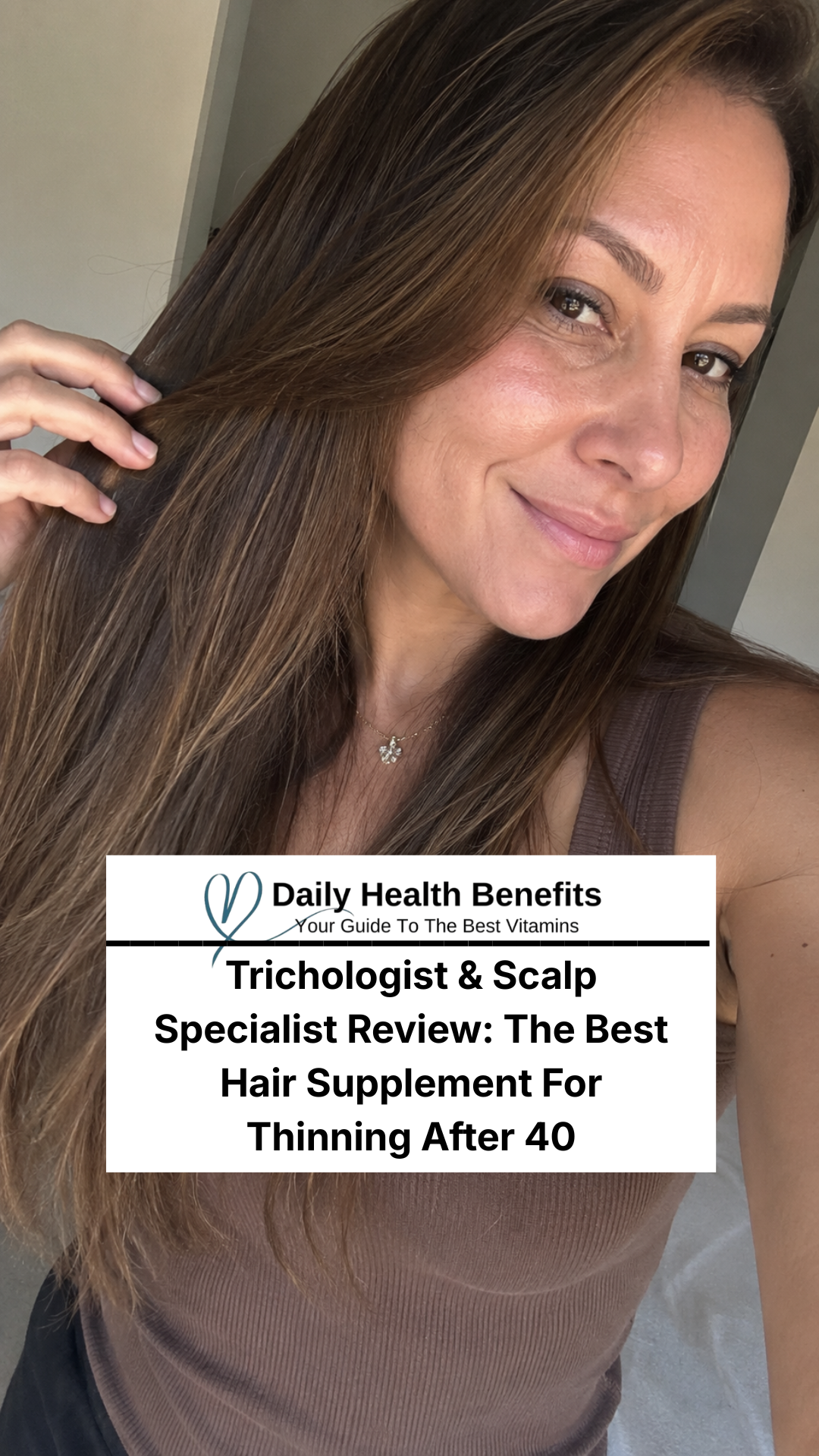 Certified Trichologist & Scalp Specialist Emily DeNard, Emunah Beauty Facebook ad