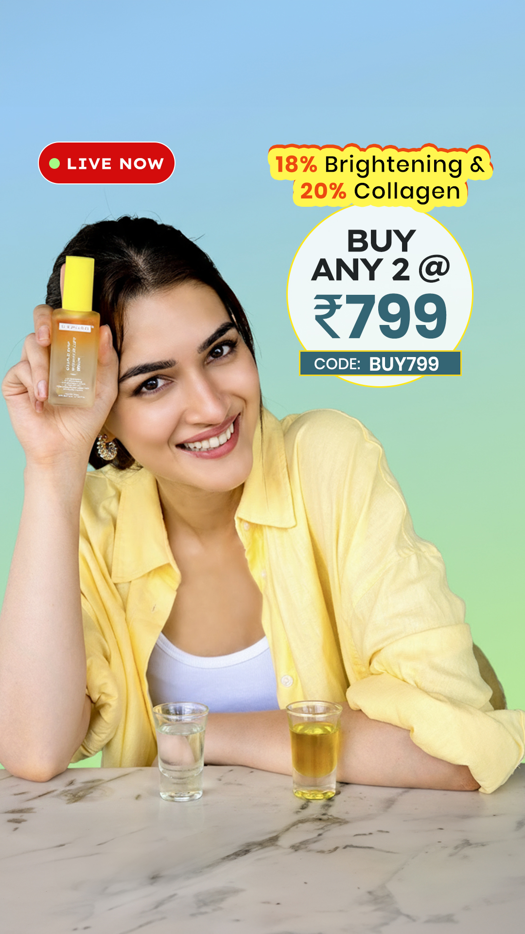 Kriti Sanon Facebook ad