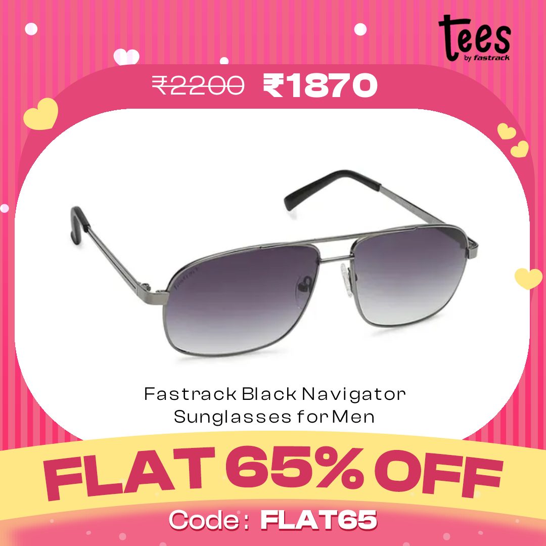 Fastrack Eyewear Facebook ad: 65% off on Tees By Fastrack Sunglasses