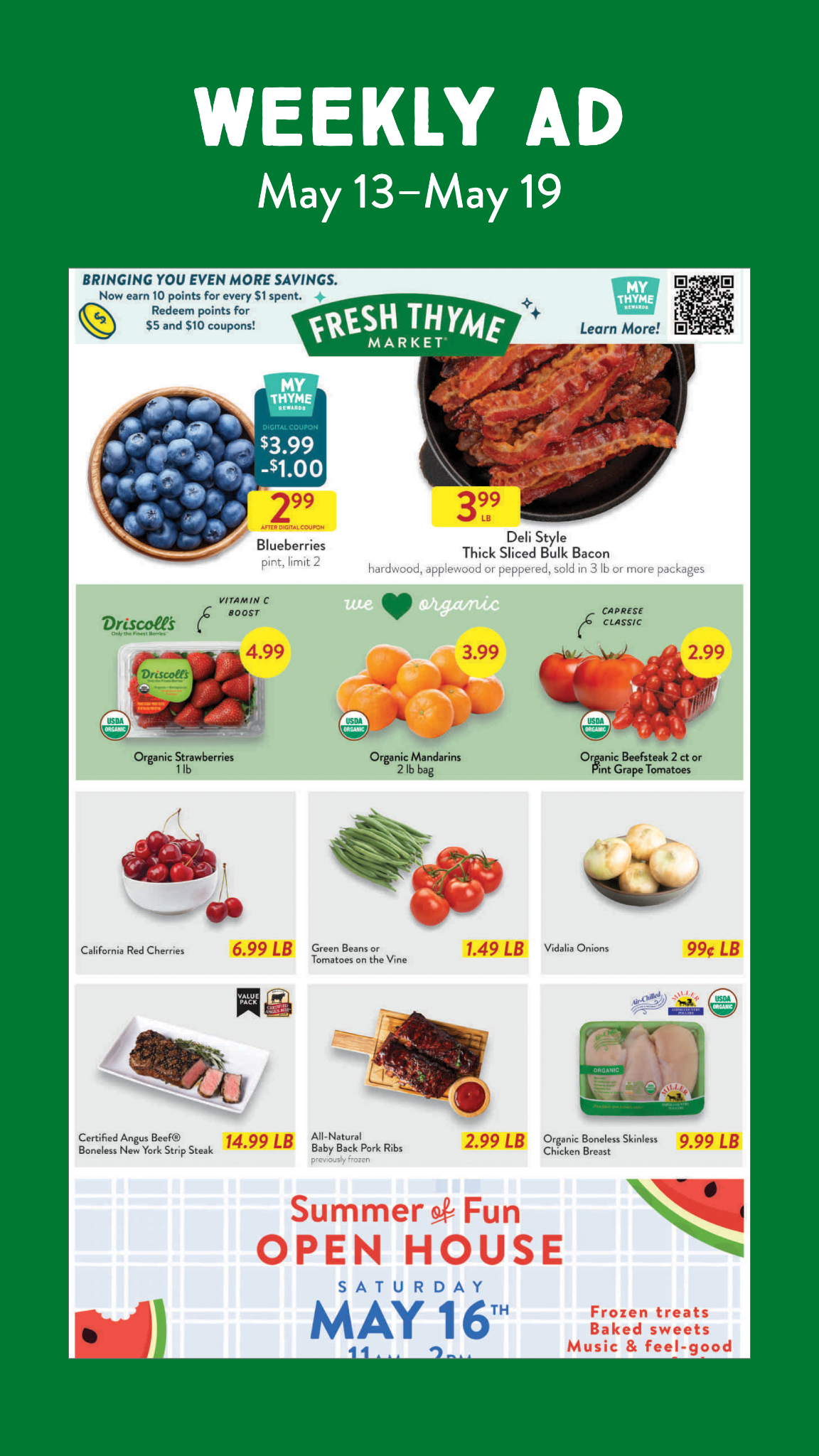 Fresh Thyme Market Facebook ad