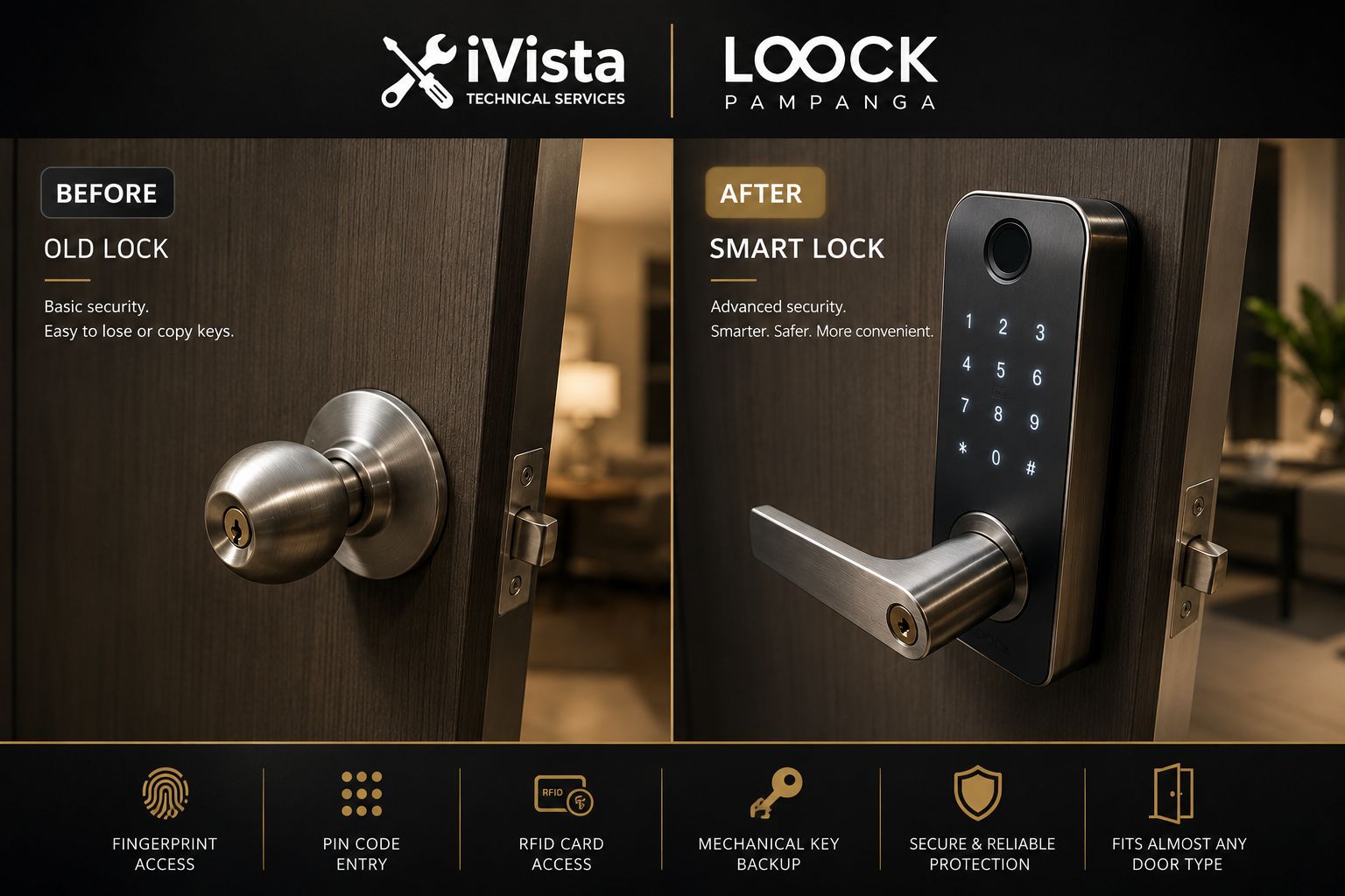 LOOCK Pampanga Facebook ad: From Traditional to Intelligent Security