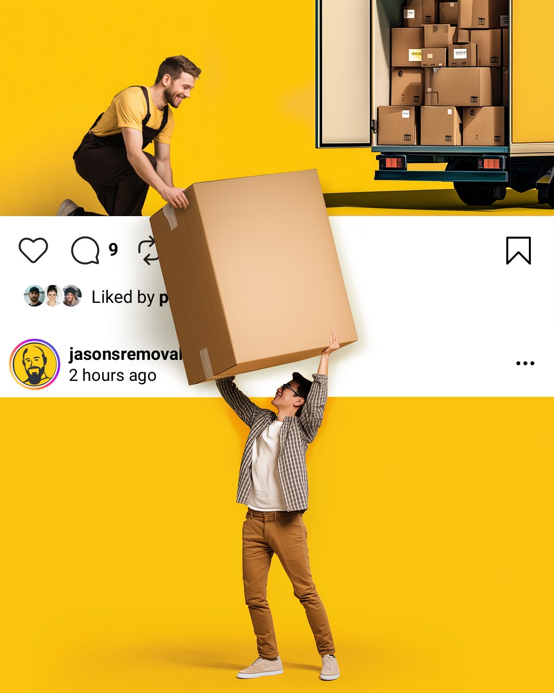 Jason's Removals & Storage Facebook ad