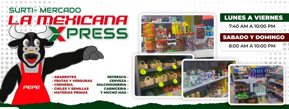 Surti-Mercado La Mexicana Xpress Facebook ad
