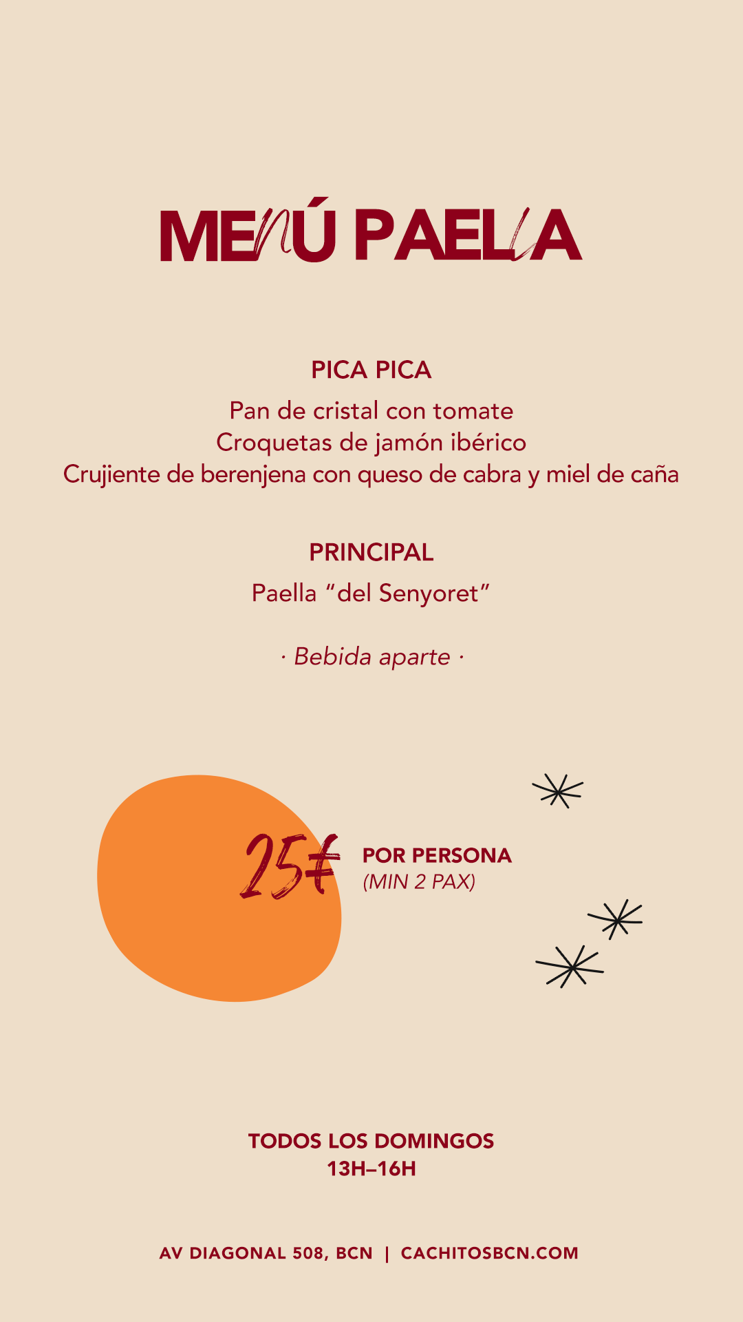 Cachitos restaurants Facebook ad from Apr 17, 2026