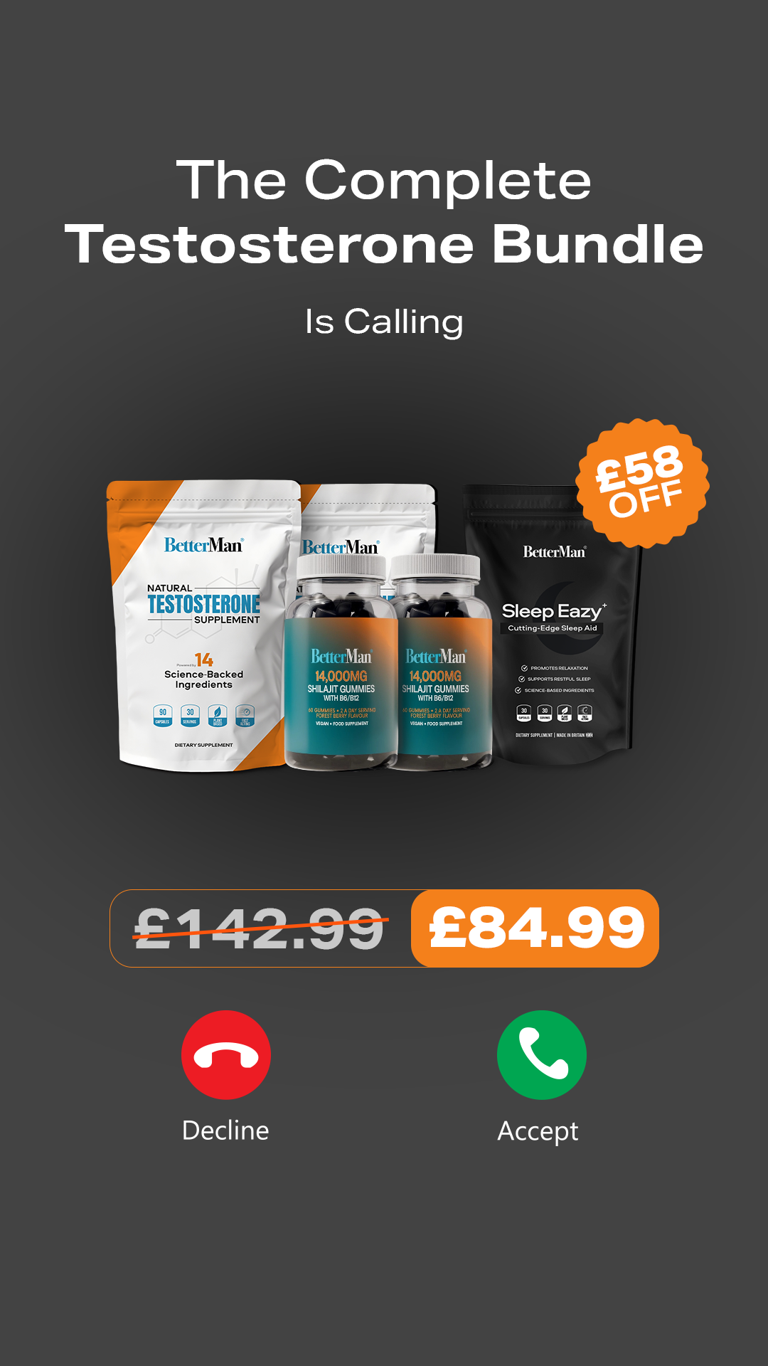 Betterman Labs Facebook ad