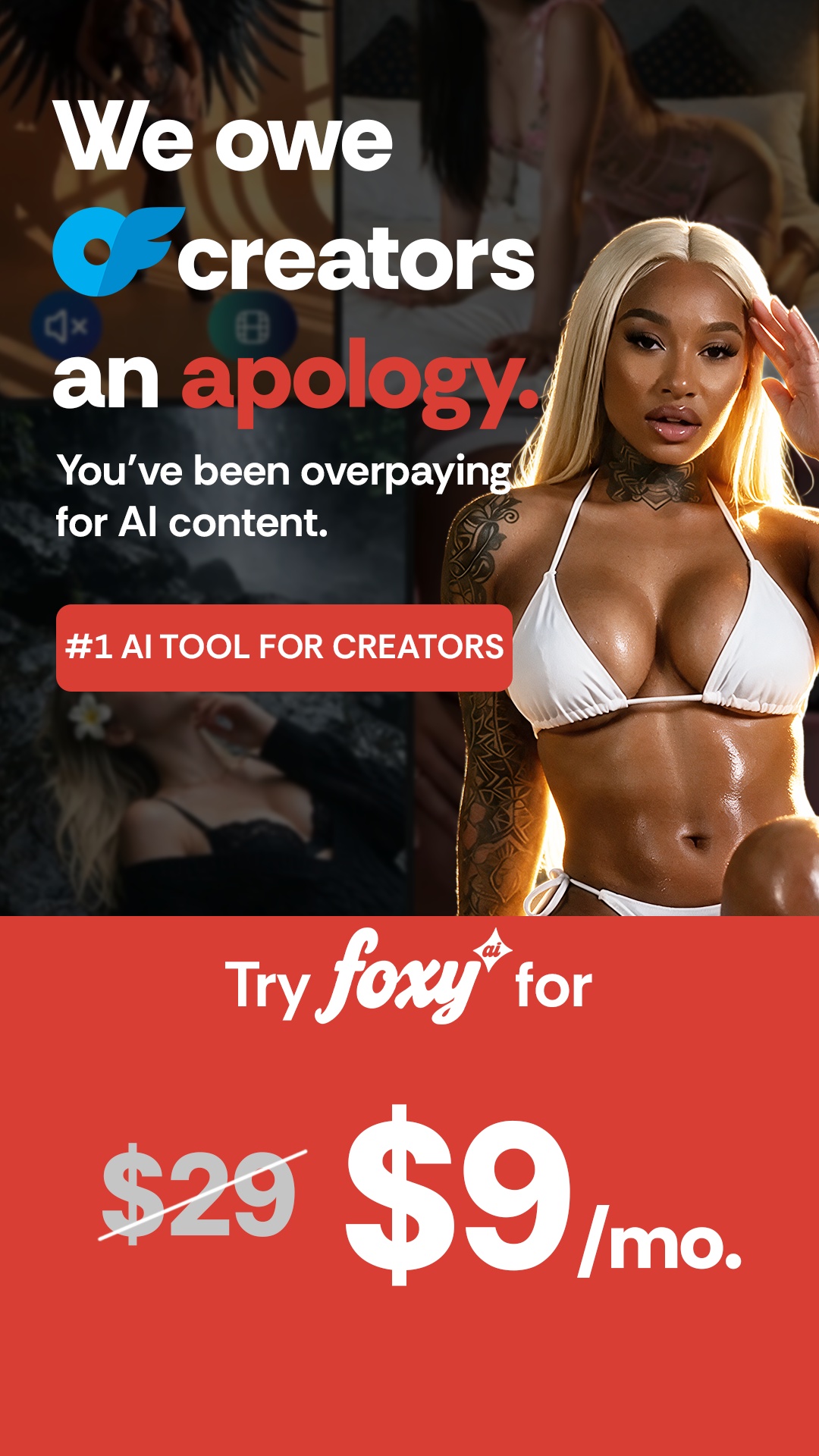 Foxy.ai Facebook ad