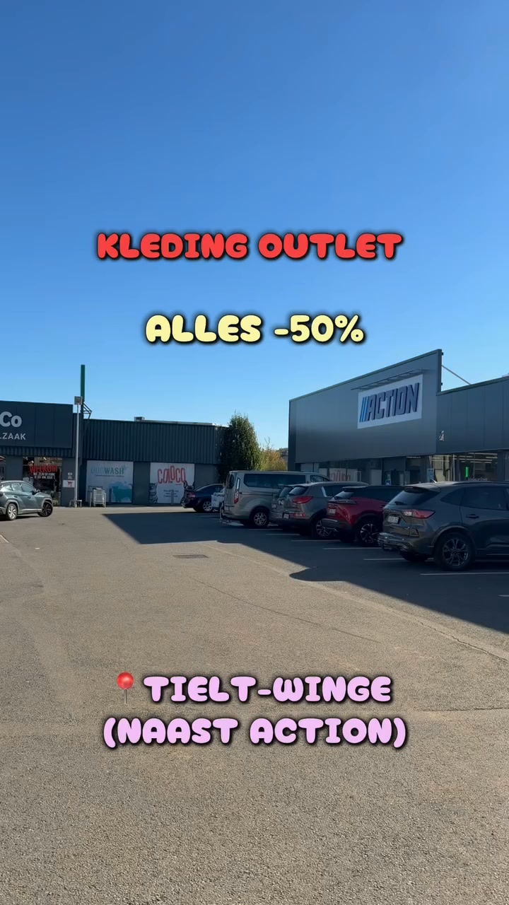 Web-Shop Outlet Facebook ad: OUTLET TIELT-WINGE
