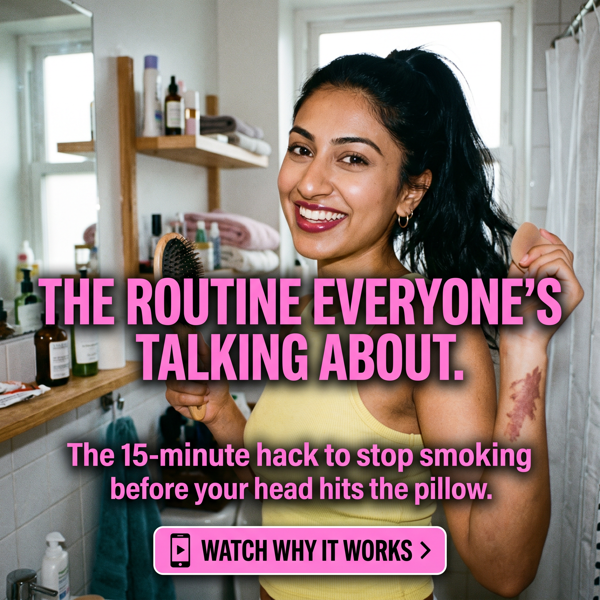 Hypnosis to Stop Smoking Facebook ad