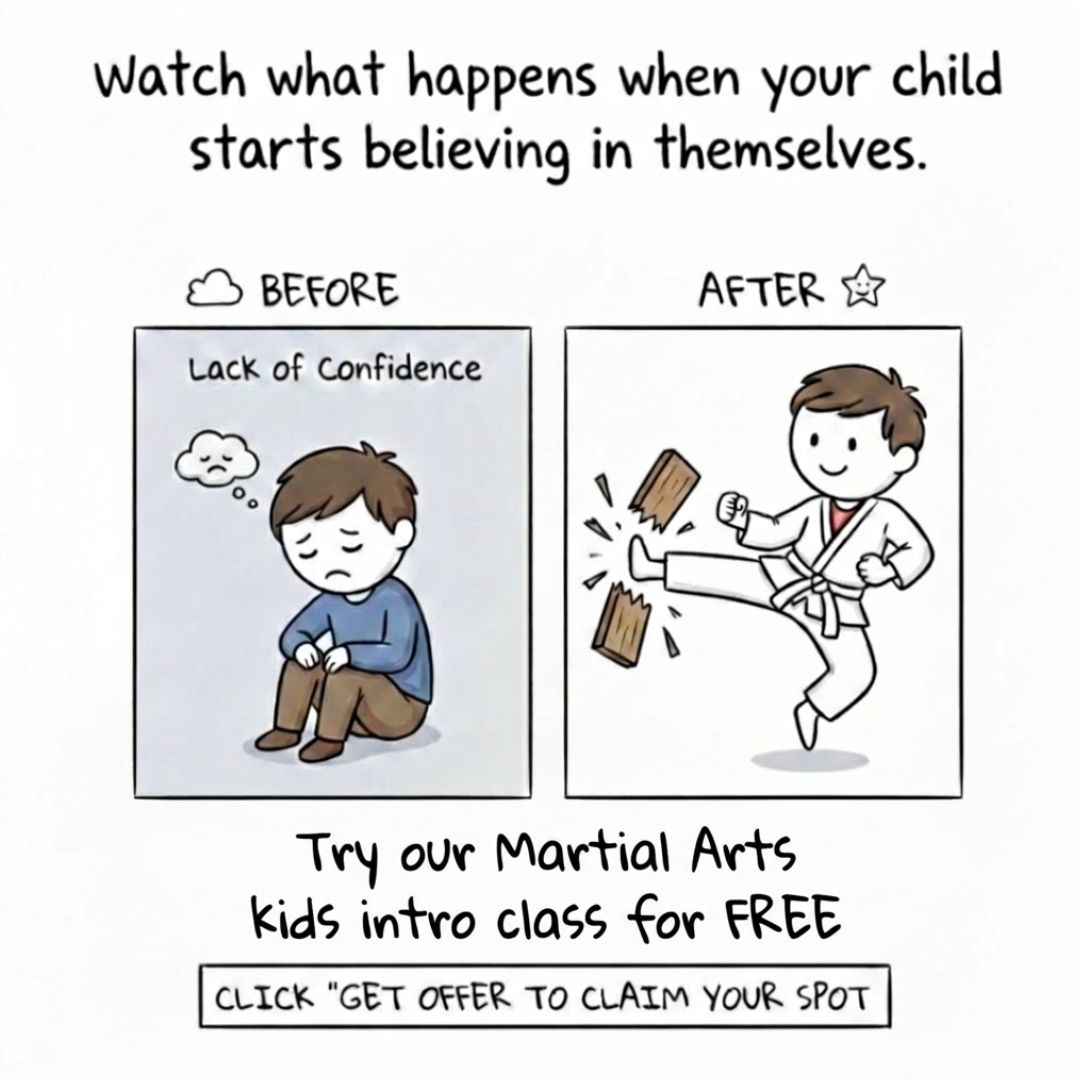 Kick Start Martial Arts - Grant Park, GA Karate Facebook ad: Free Martial Arts Class in Atlanta