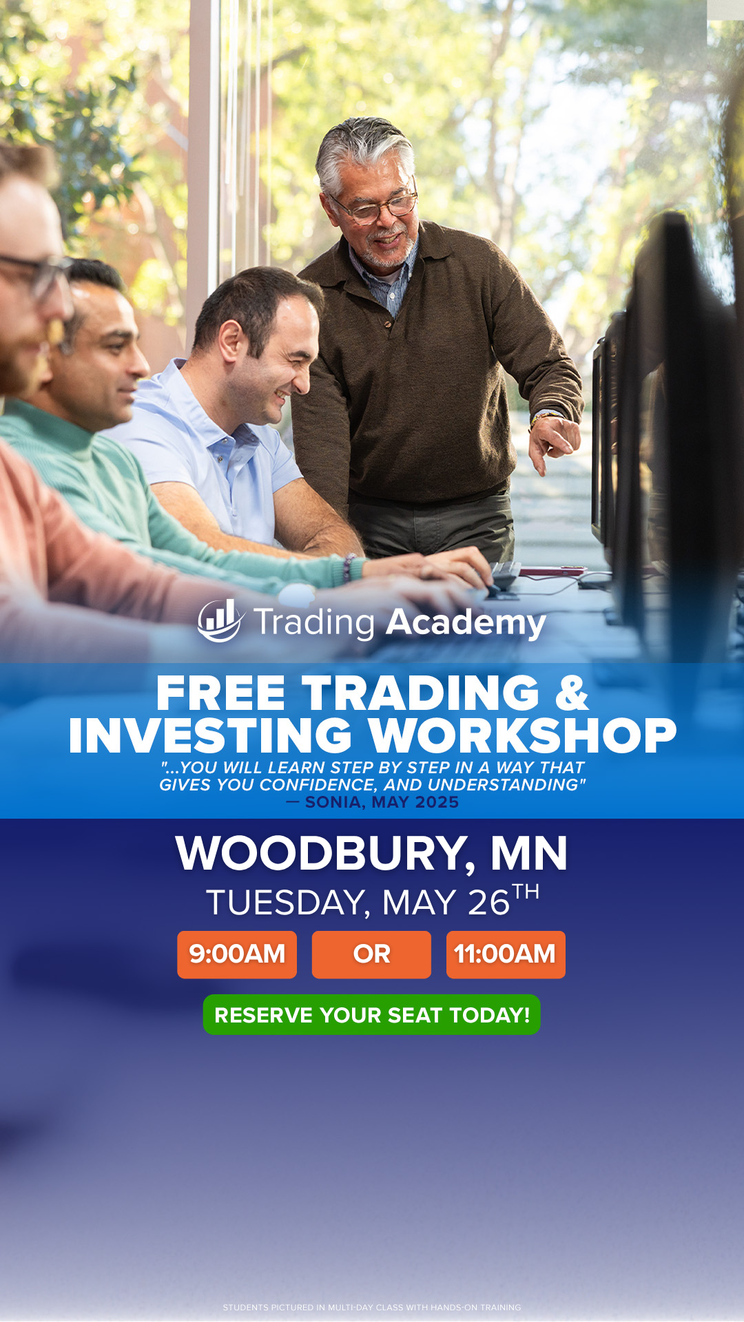 Trading Academy Facebook ad